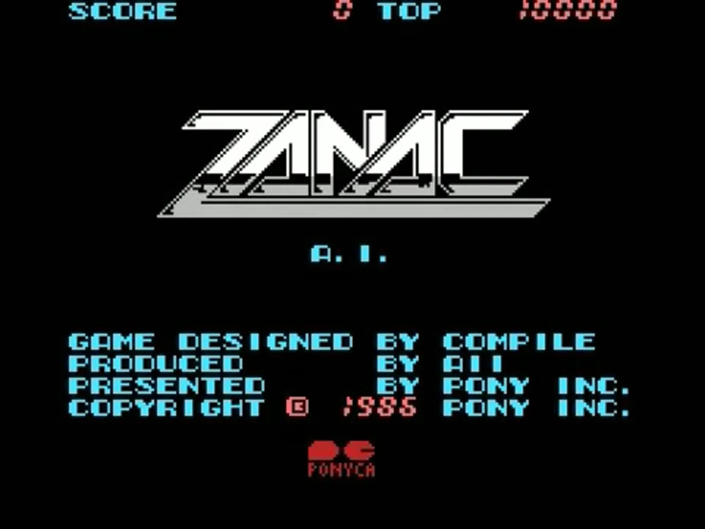 Captura de pantalla - Zanac