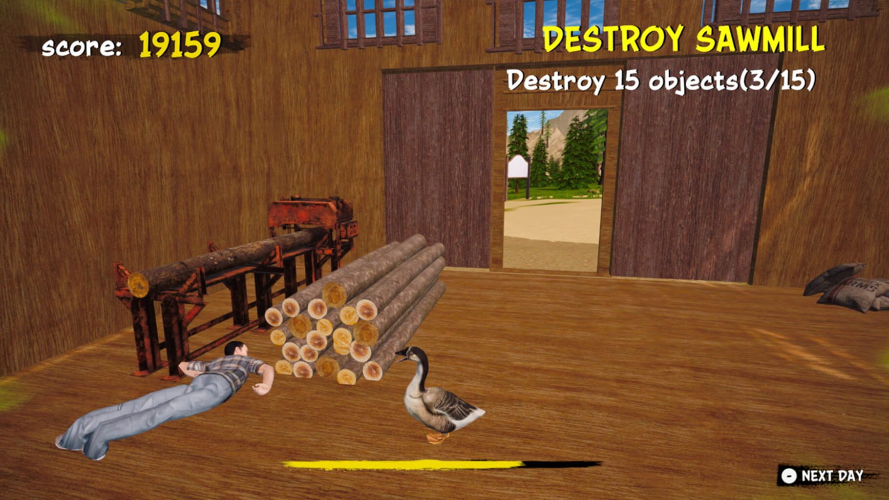 Crazy Goose Simulator screenshot