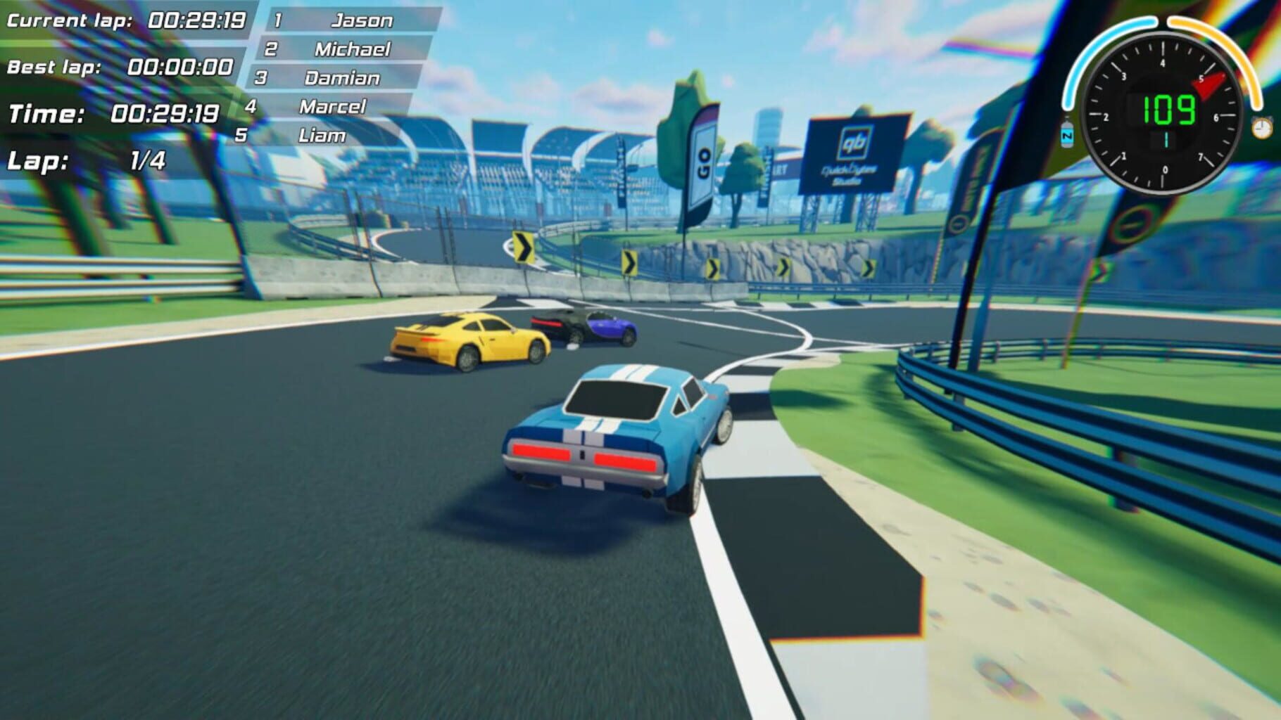 Toon Roads: Race & Drift screenshot