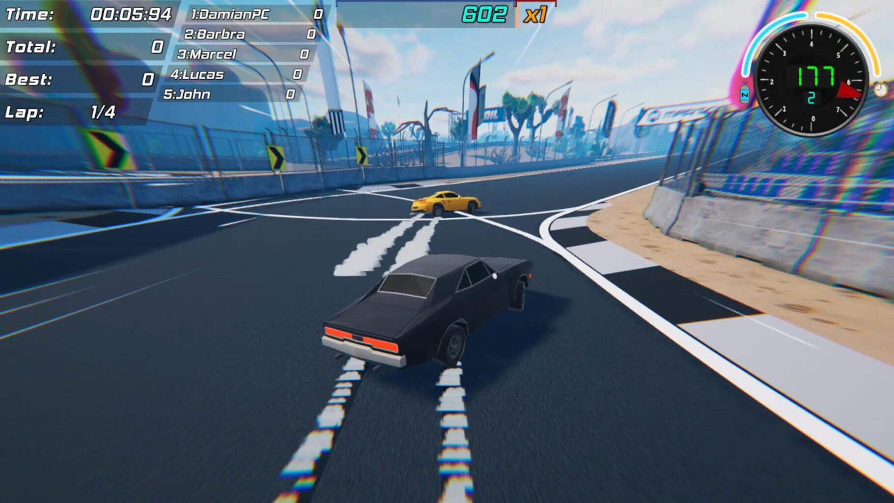 Toon Roads: Race & Drift screenshot