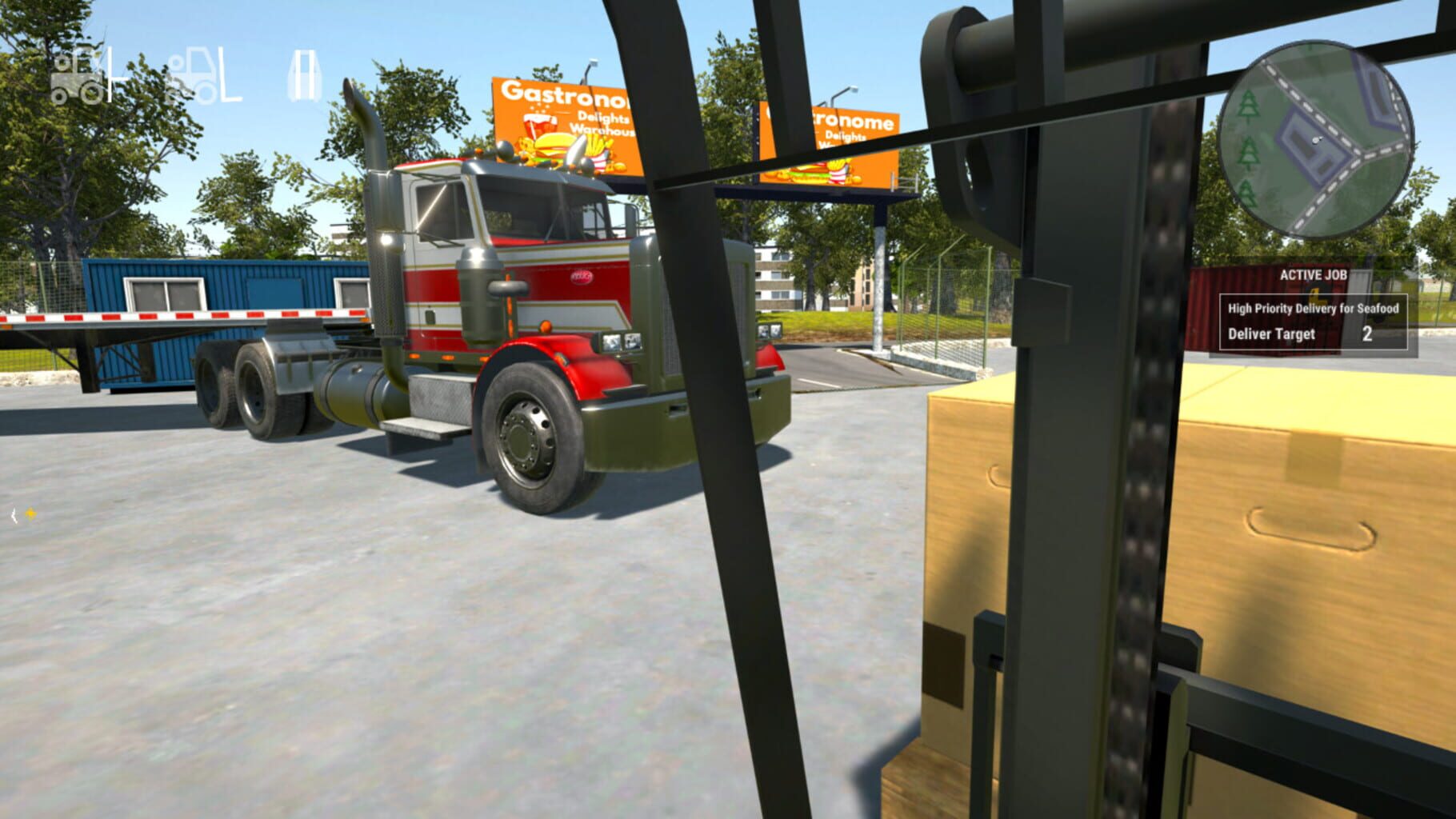 Truck and Forklift Logistic Simulator screenshot