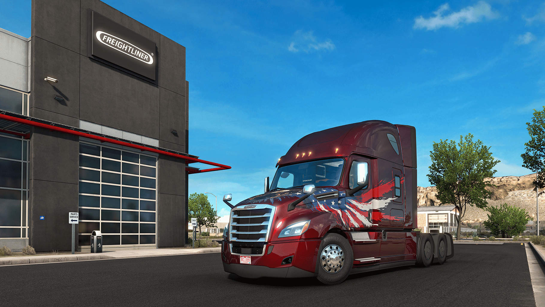 American Truck Simulator: Freightliner Cascadia screenshot