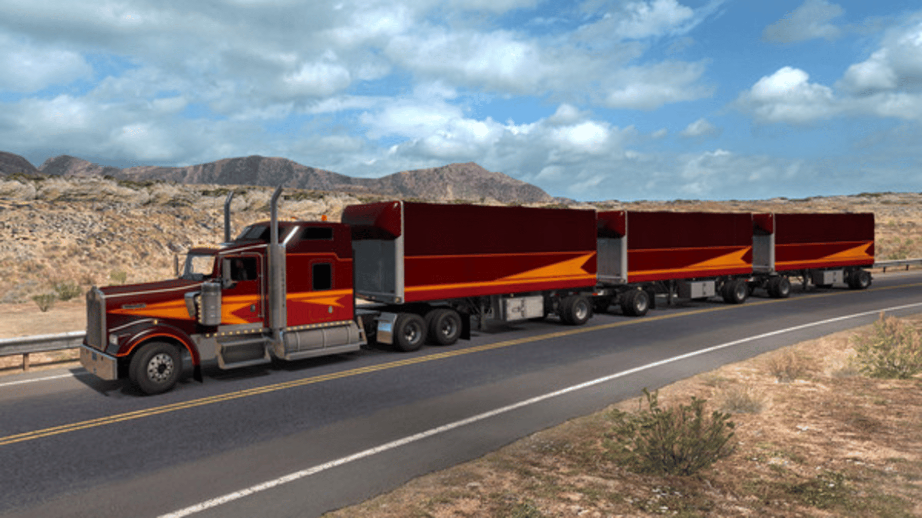 American Truck Simulator: Classic Stripes Paint Jobs Pack screenshot