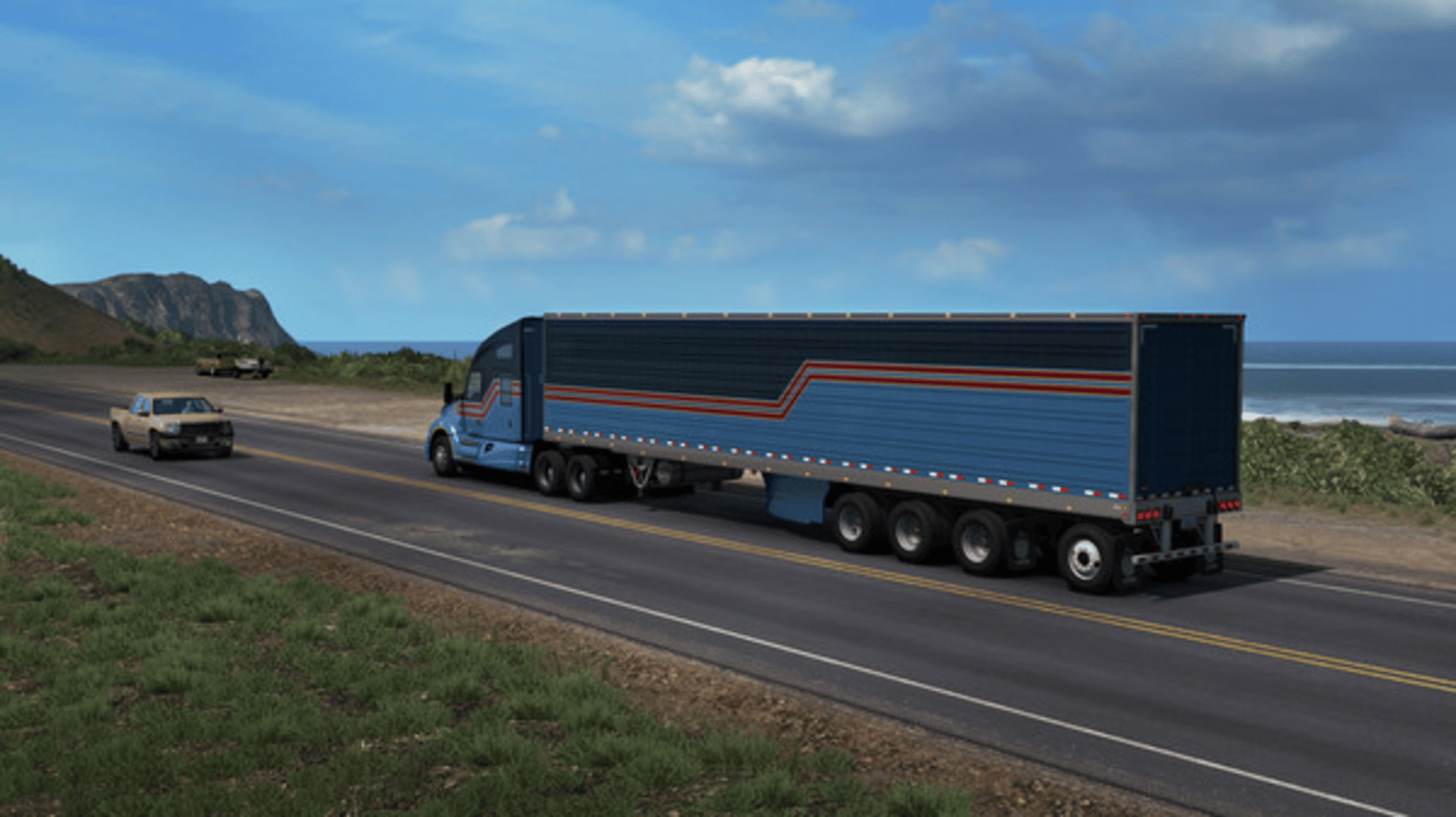 American Truck Simulator: Classic Stripes Paint Jobs Pack screenshot