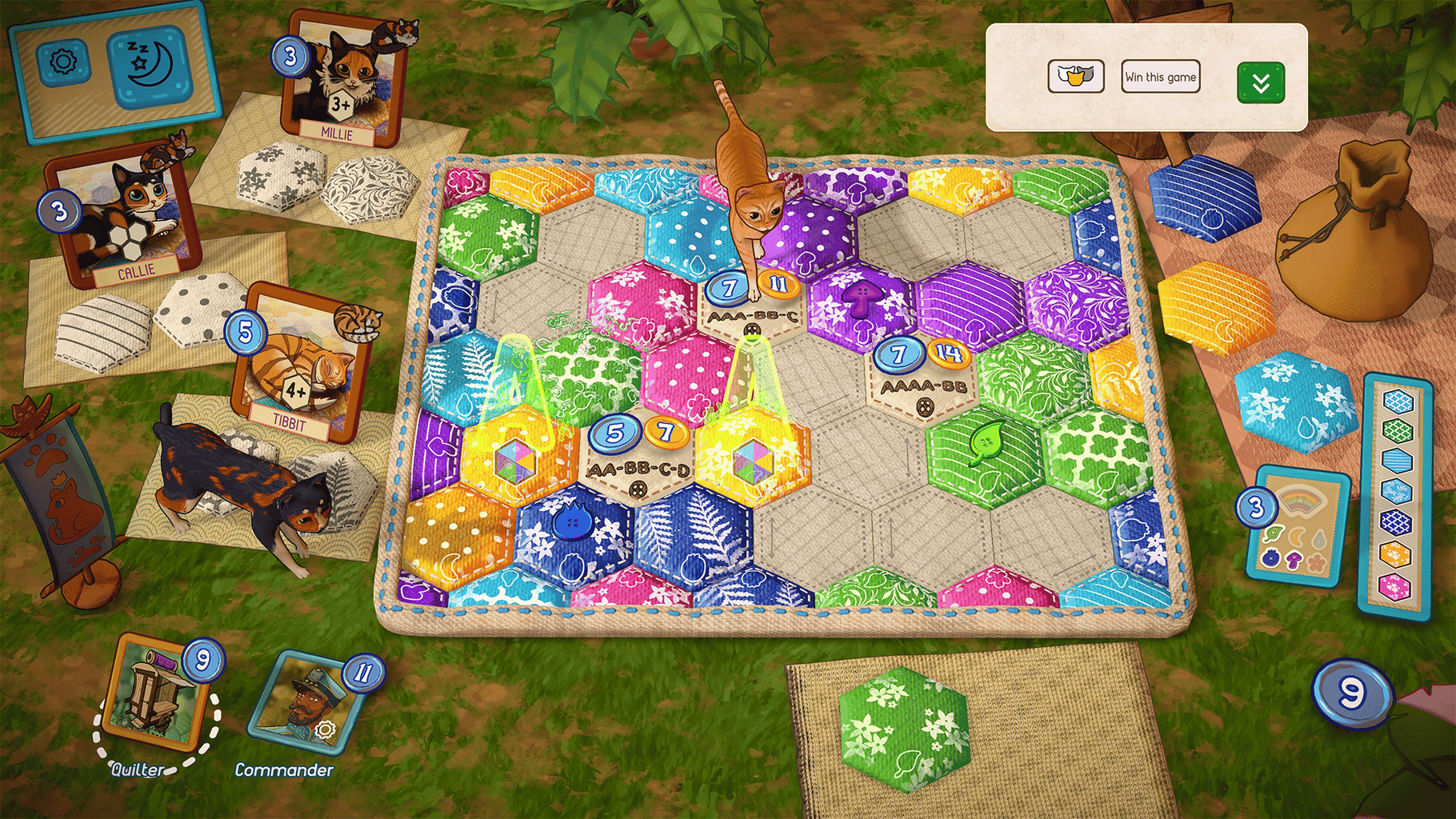 Quilts and Cats of Calico screenshot