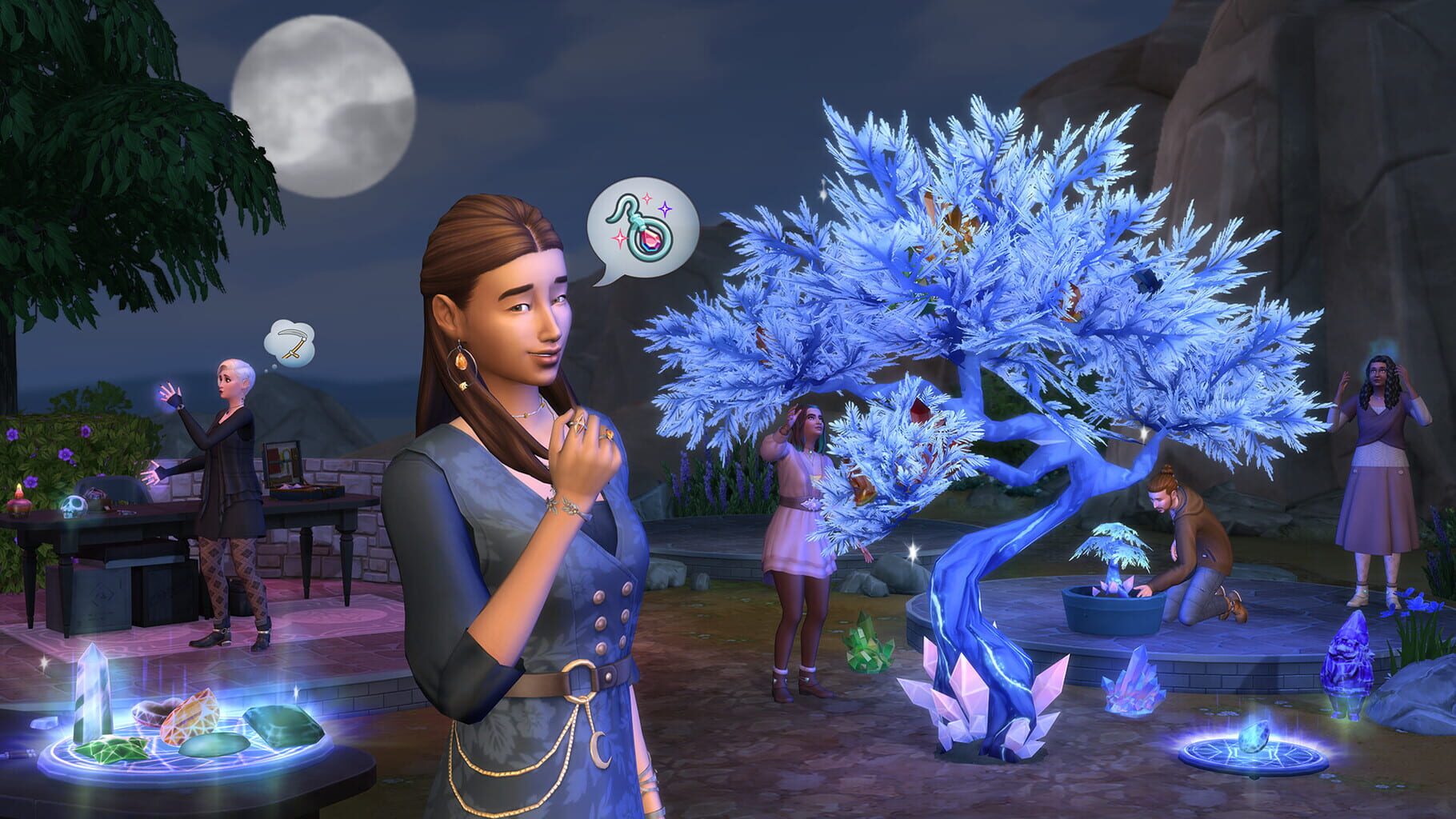 Captura de pantalla - The Sims 4: Crystal Creations