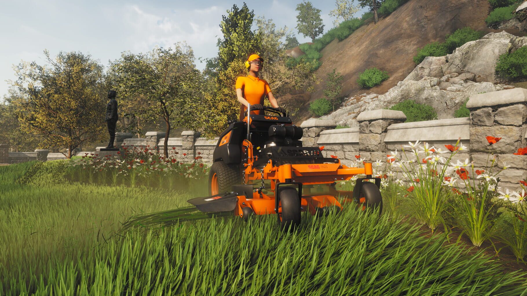 Lawn Mowing Simulator screenshots