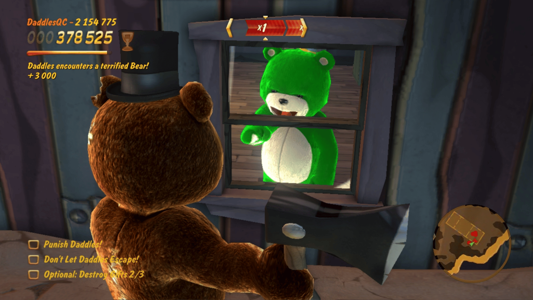 Naughty Bear: Gold Edition screenshot