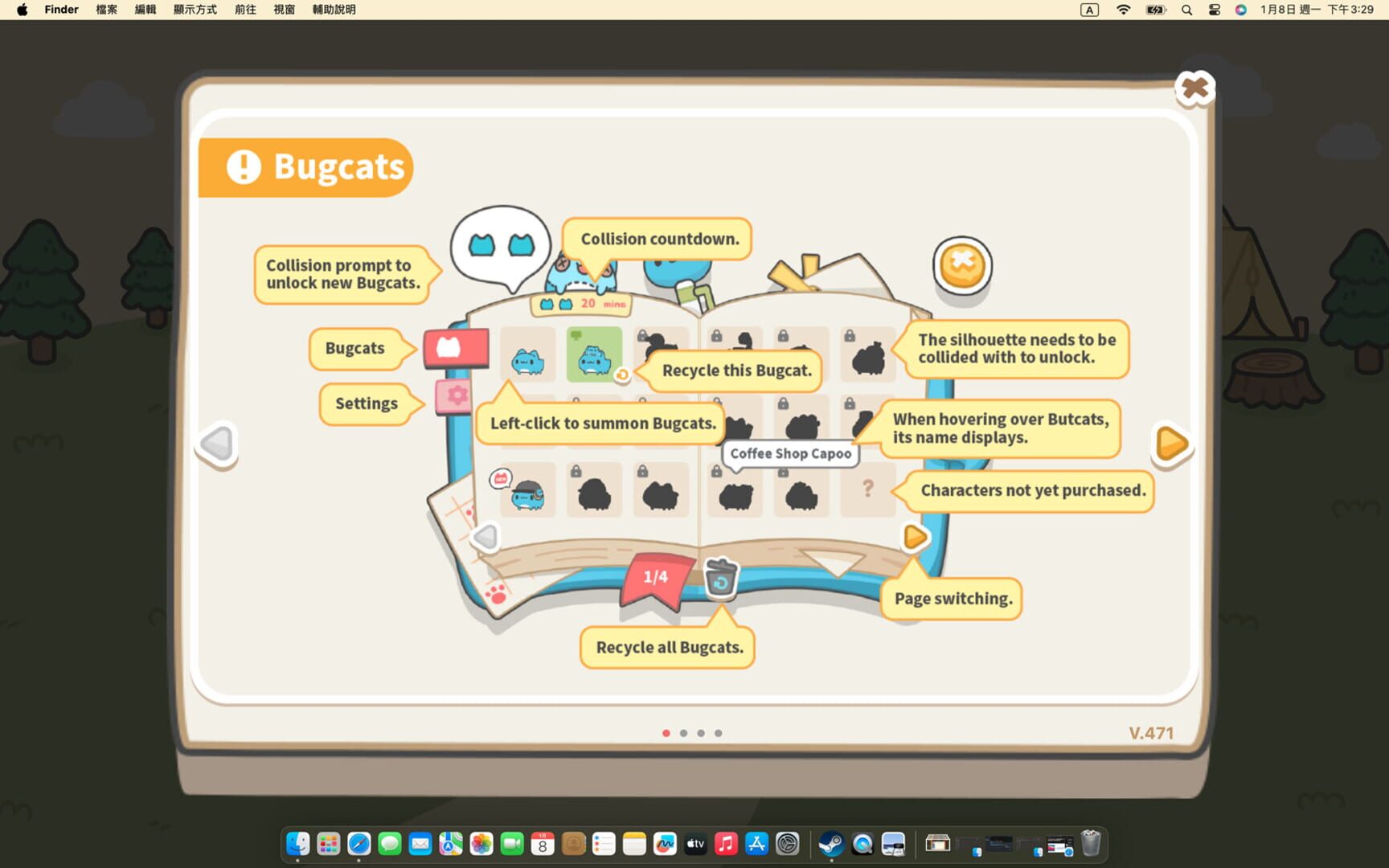Capoo Pals for MAC - Screenshot