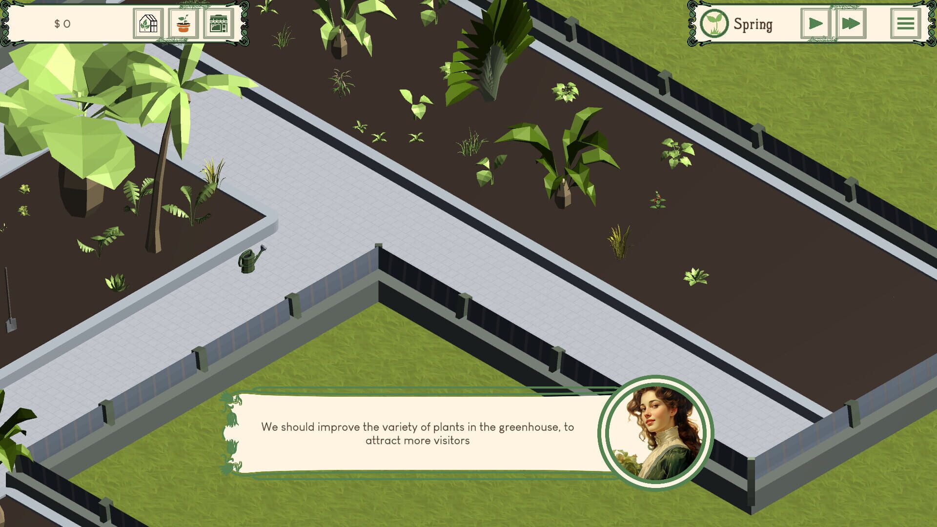Palm Paradise Garden - Screenshot