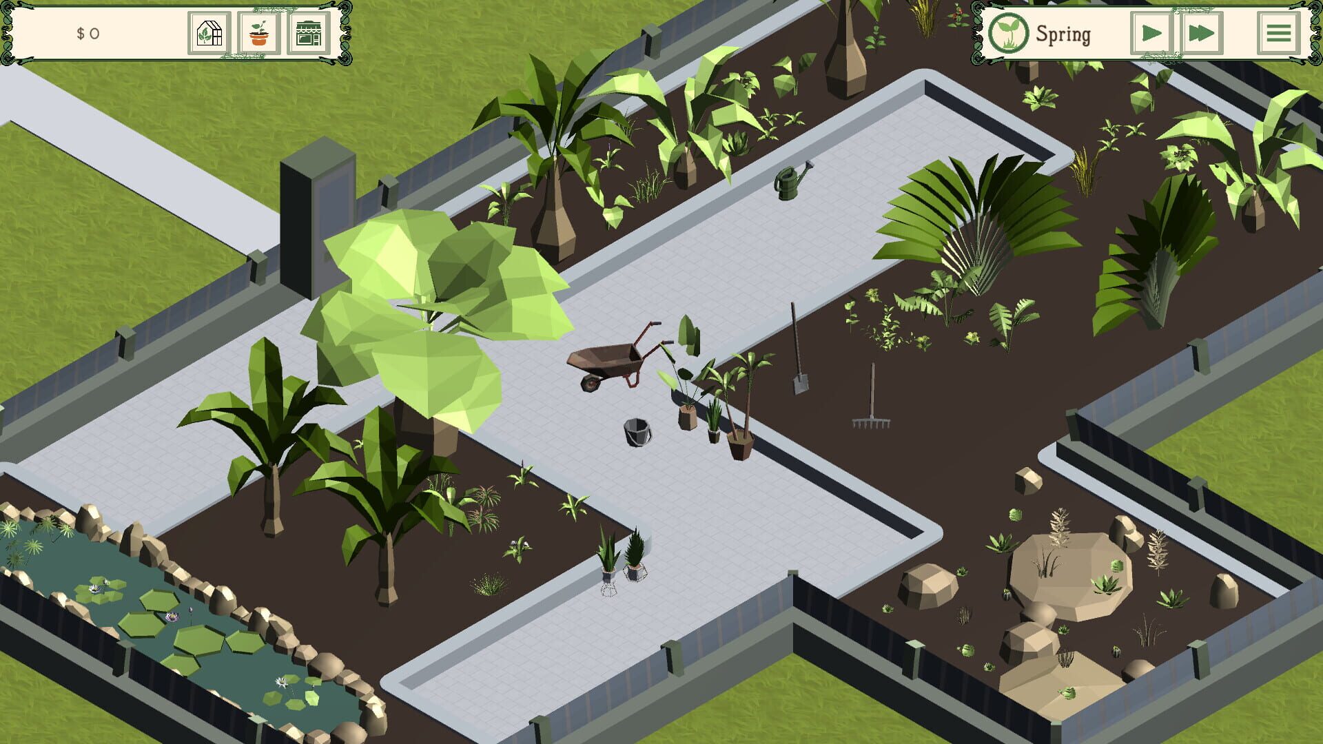 Palm Paradise Garden - Screenshot