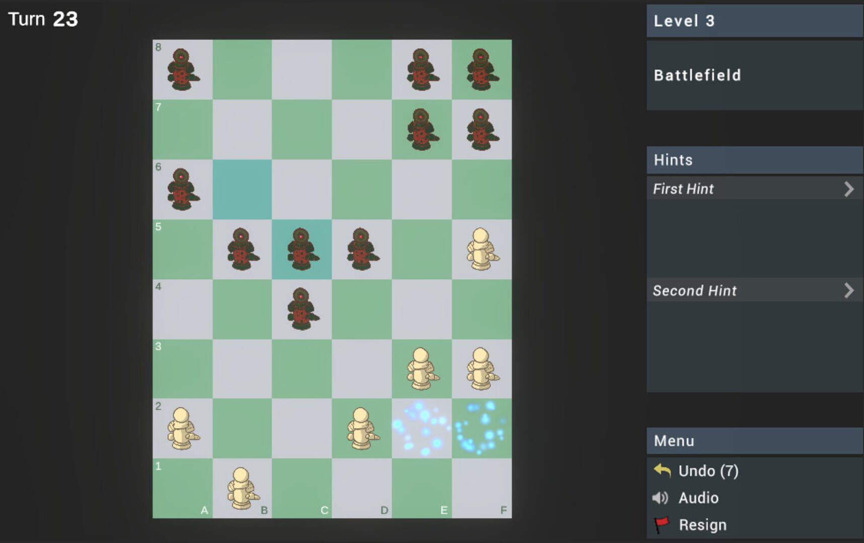 Back Rank Chess: Zombie Strike - Screenshot