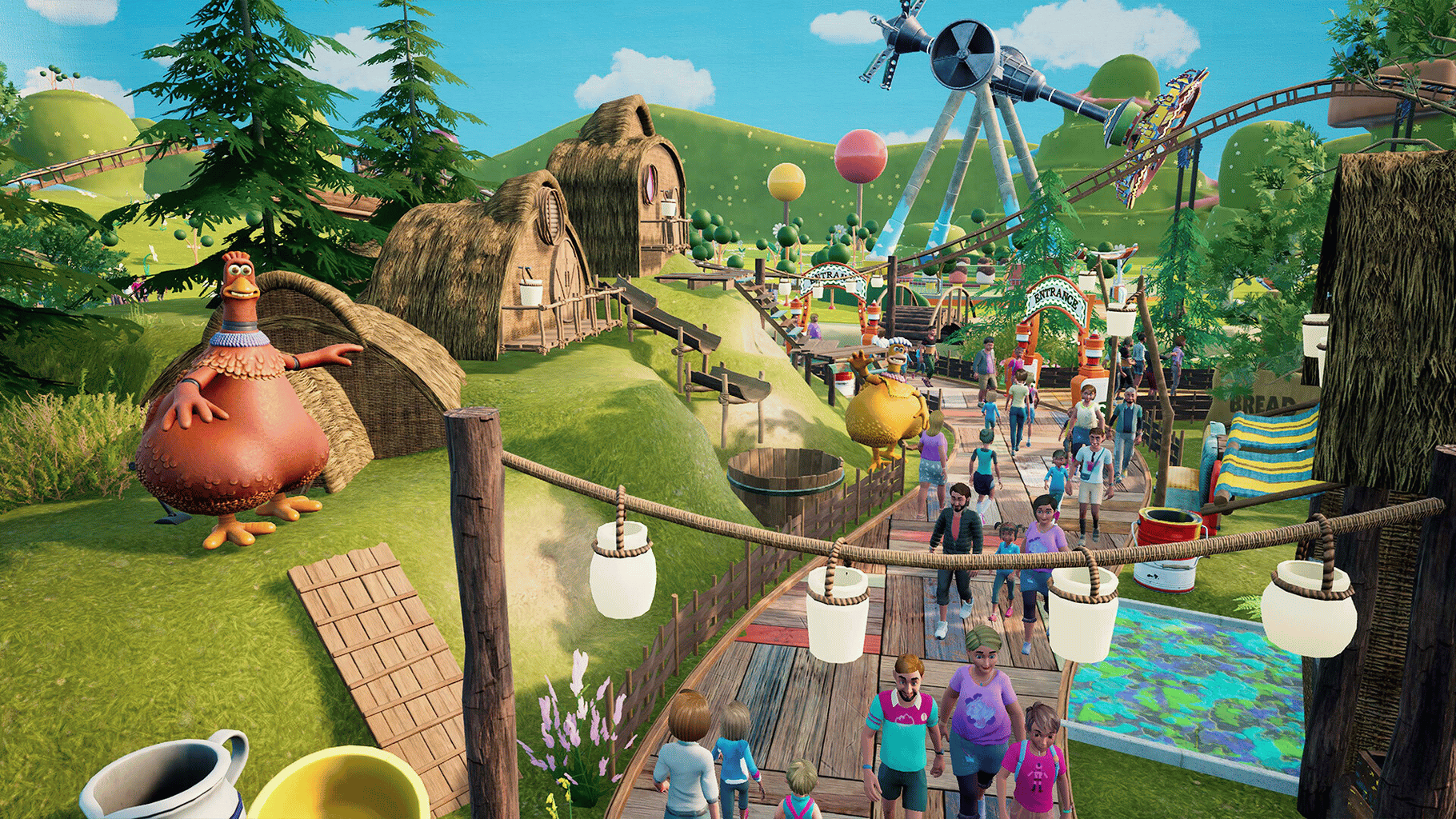 Park Beyond: Chicken Run - Dawn of the Nugget: Theme World screenshot