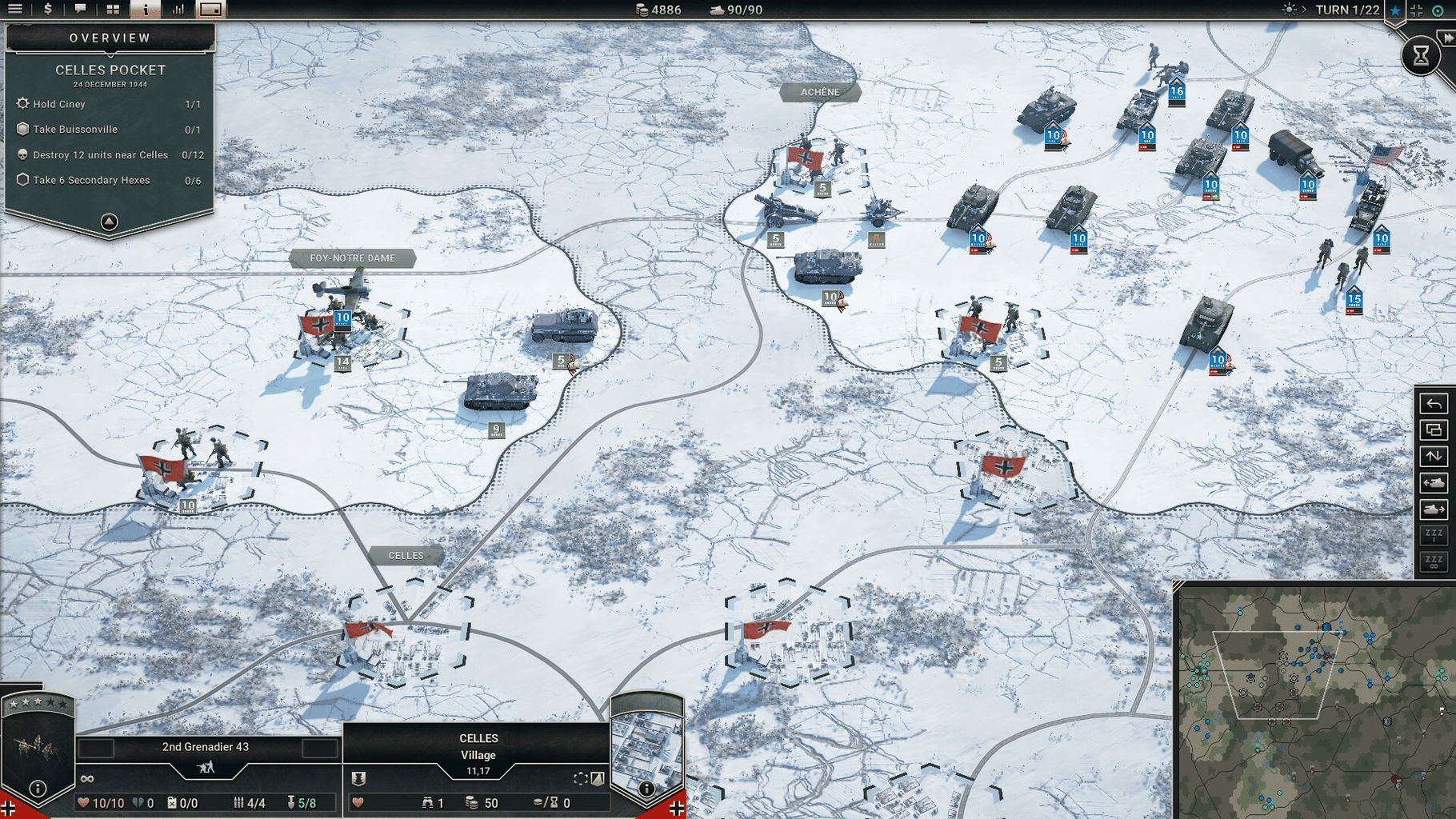 Panzer Corps 2: Frontlines - Bulge screenshot