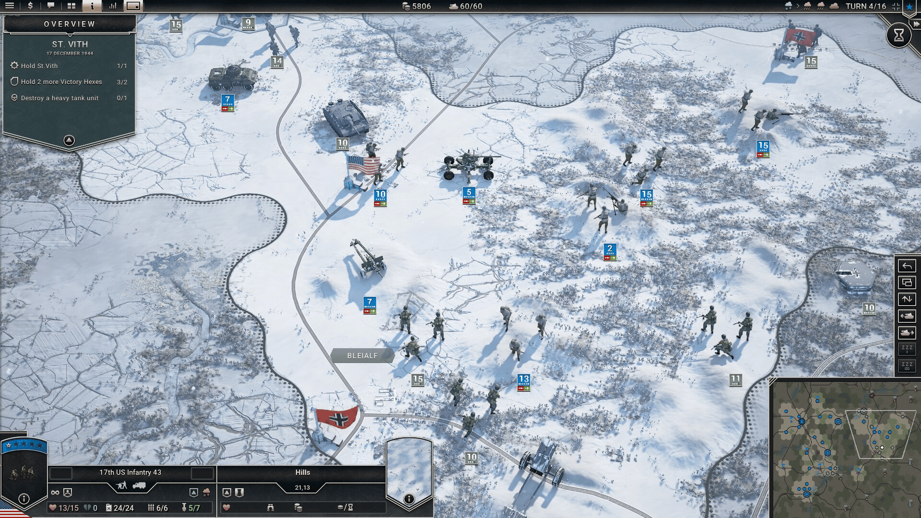 Panzer Corps 2: Frontlines - Bulge screenshot