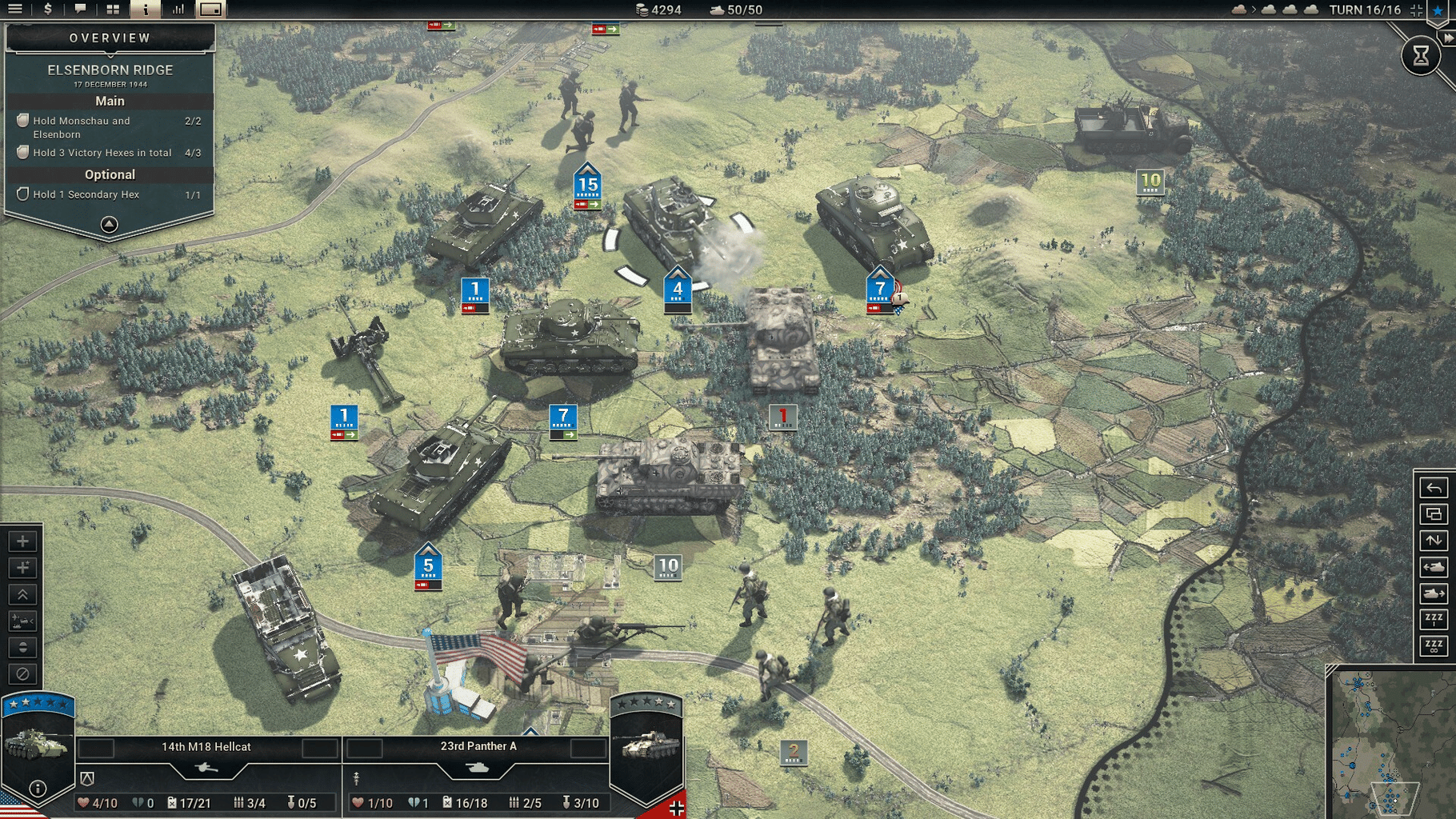 Panzer Corps 2: Frontlines - Bulge screenshot