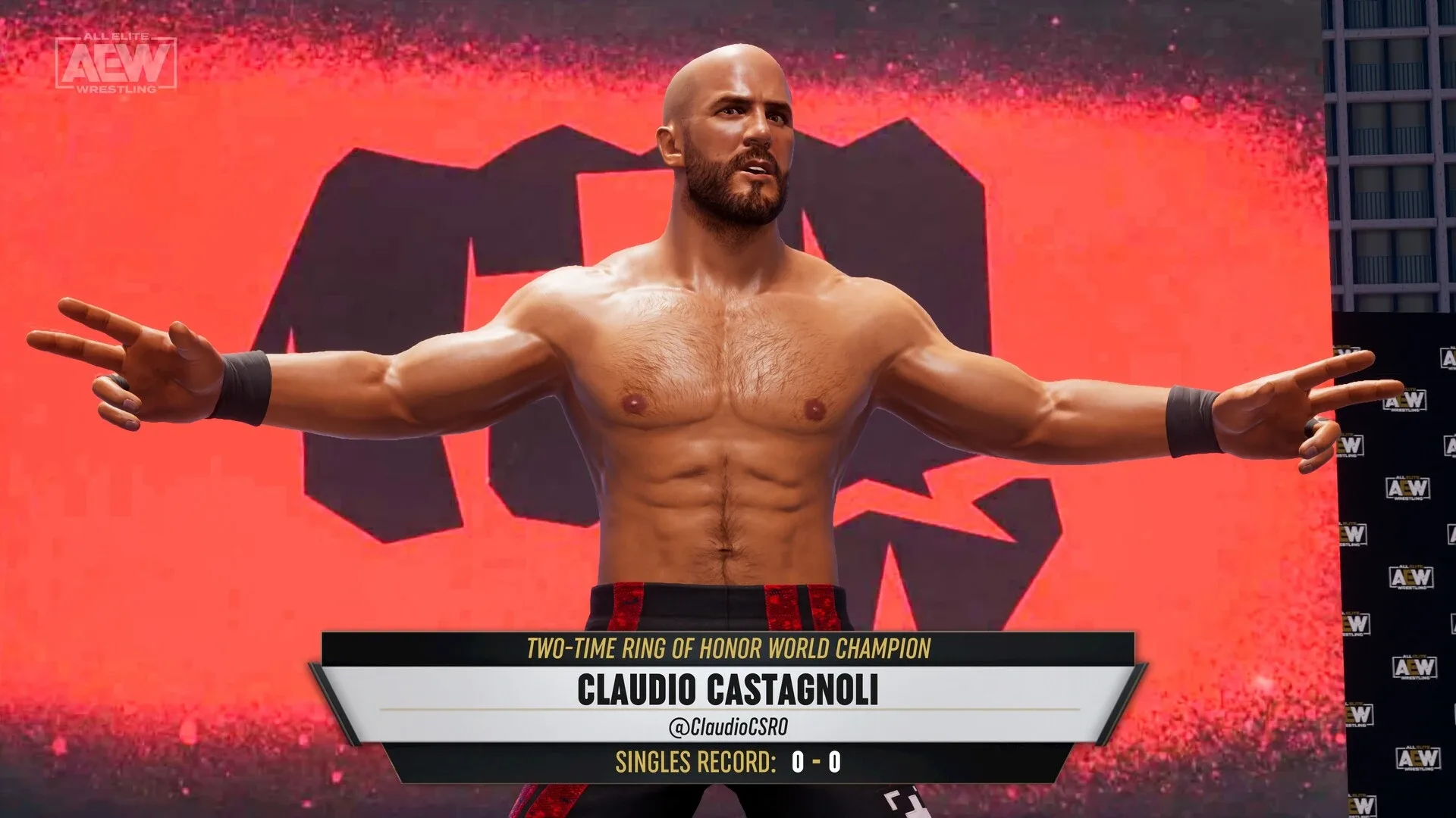 Captura de pantalla - All Elite Wresting: Fight Forever - Giant Swing in the Ring