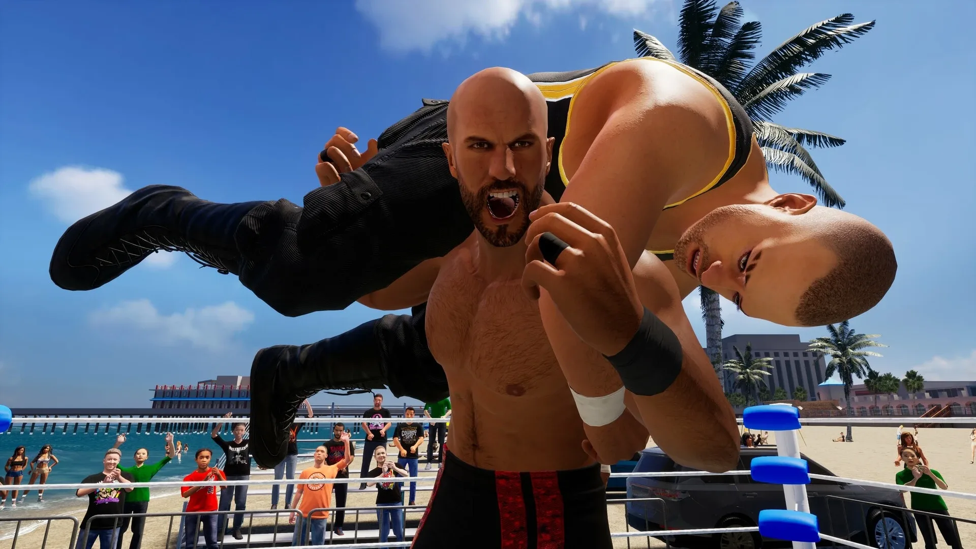Captura de pantalla - All Elite Wresting: Fight Forever - Giant Swing in the Ring