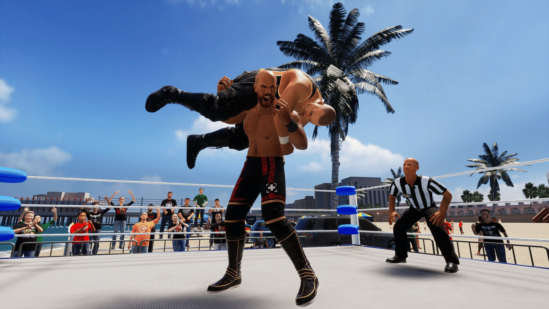 All Elite Wresting: Fight Forever - Giant Swing in the Ring screenshot