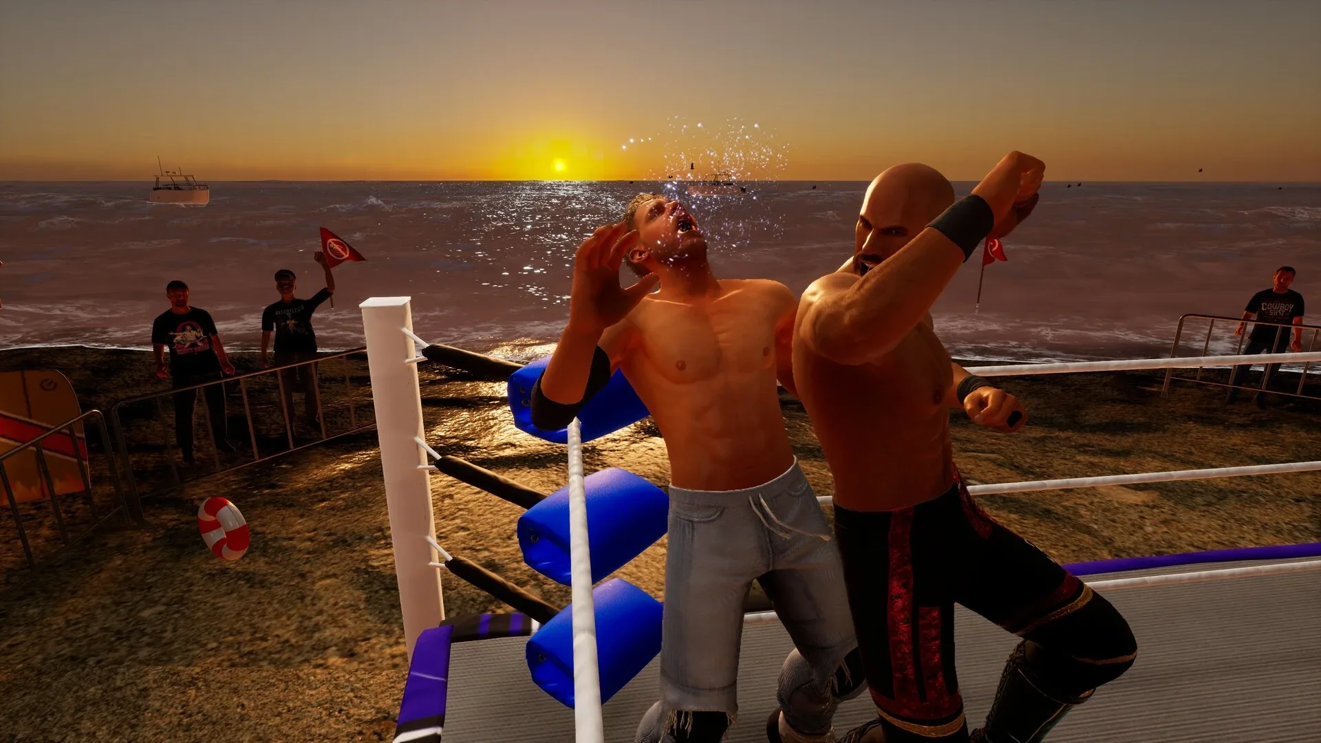 Captura de pantalla - All Elite Wresting: Fight Forever - Giant Swing in the Ring