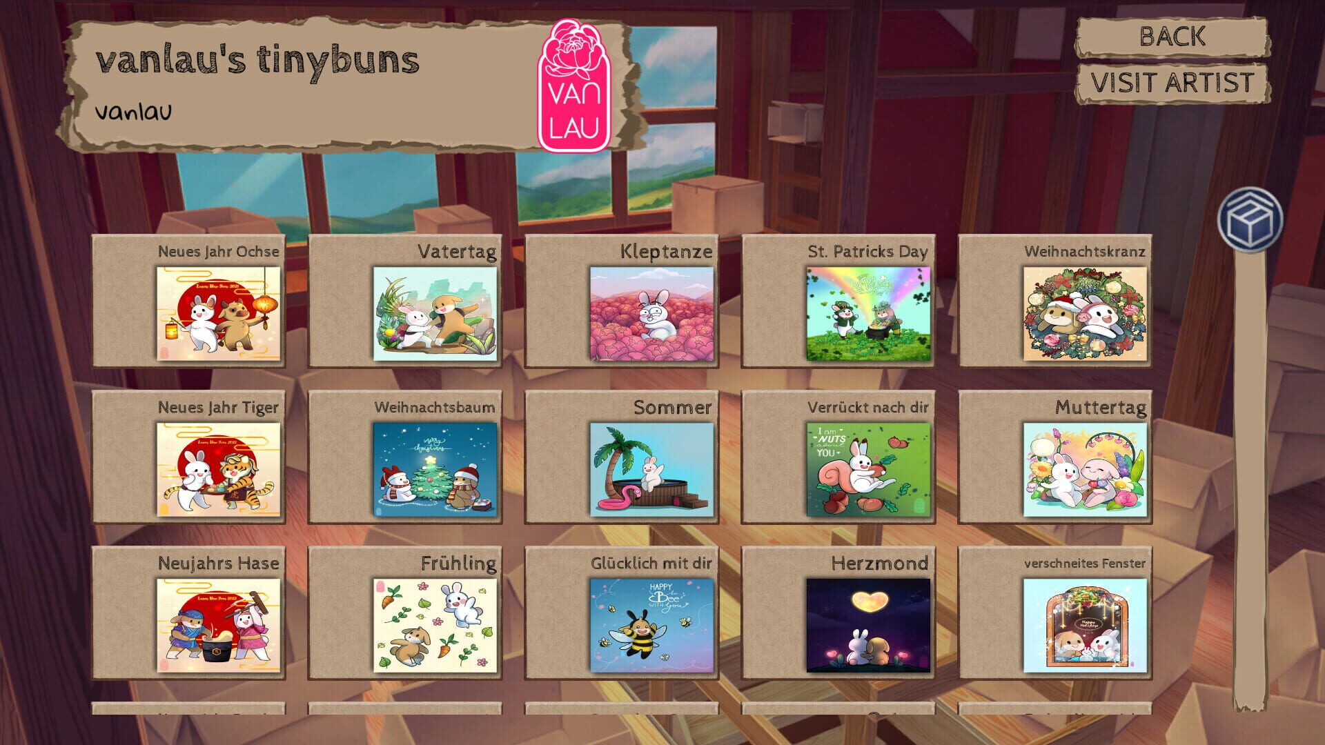 DACHstudio Jigsaw Puzzle Box: Vanlau's Tinybuns - Screenshot