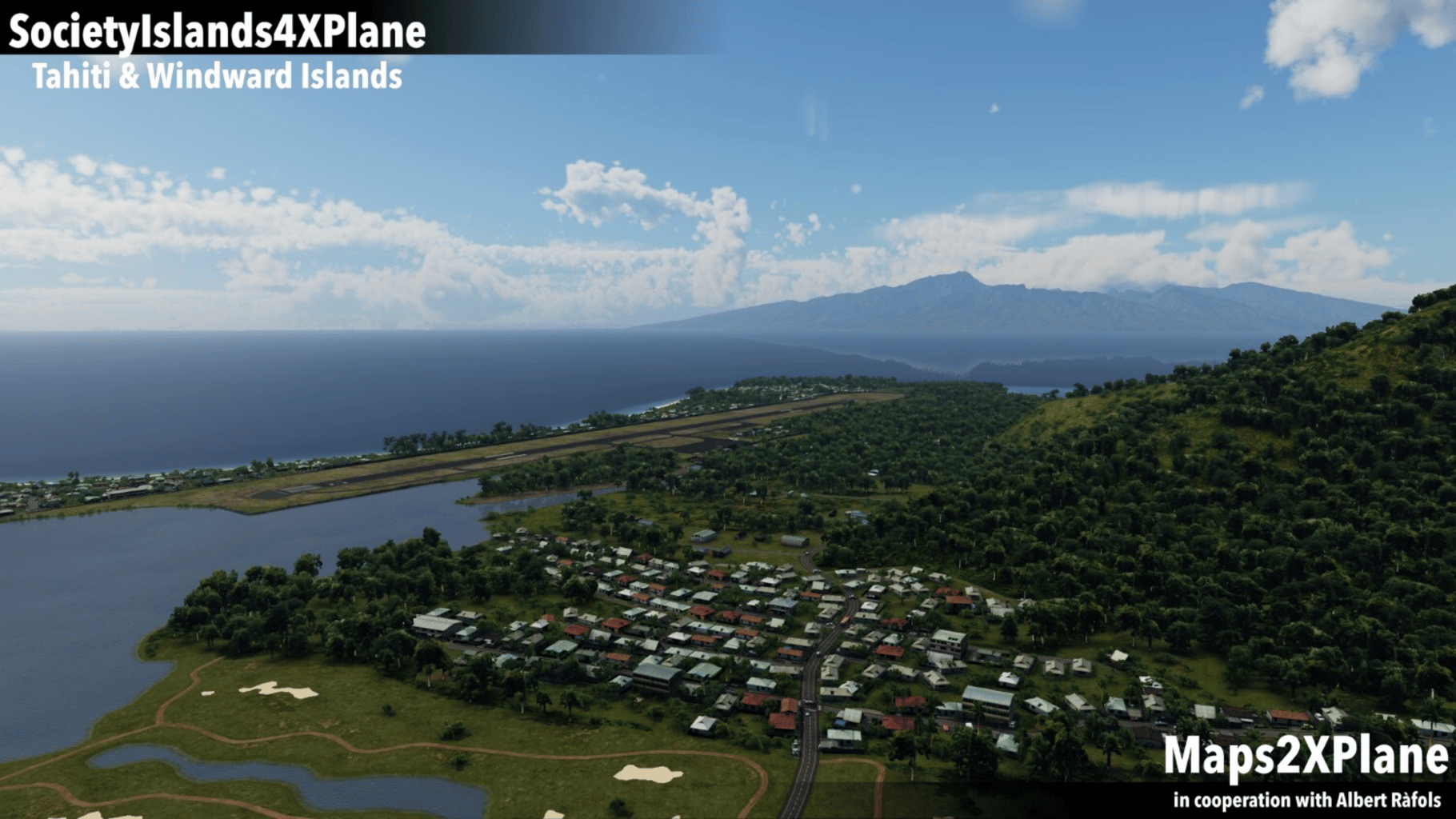 X-Plane 12: Aerosoft - Society Islands XP: Tahiti & Windward Islands screenshot