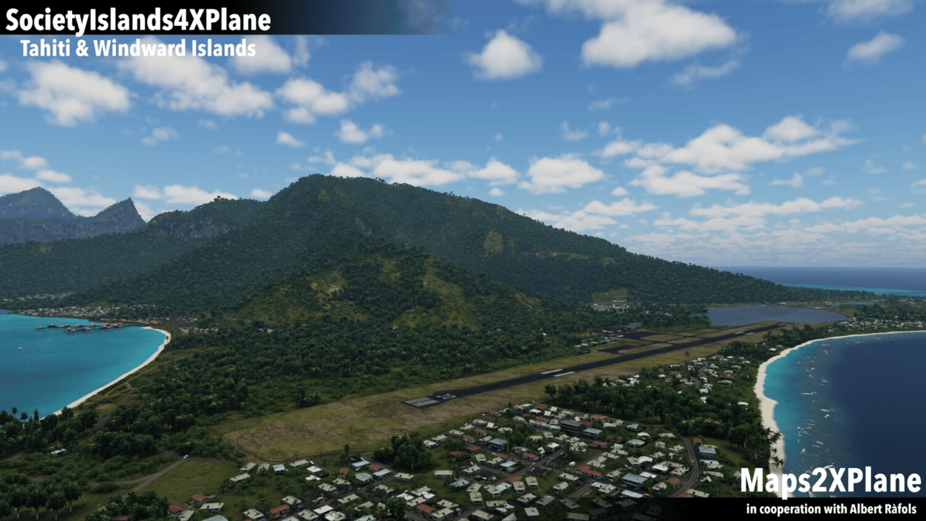 X-Plane 12: Aerosoft - Society Islands XP: Tahiti & Windward Islands screenshot