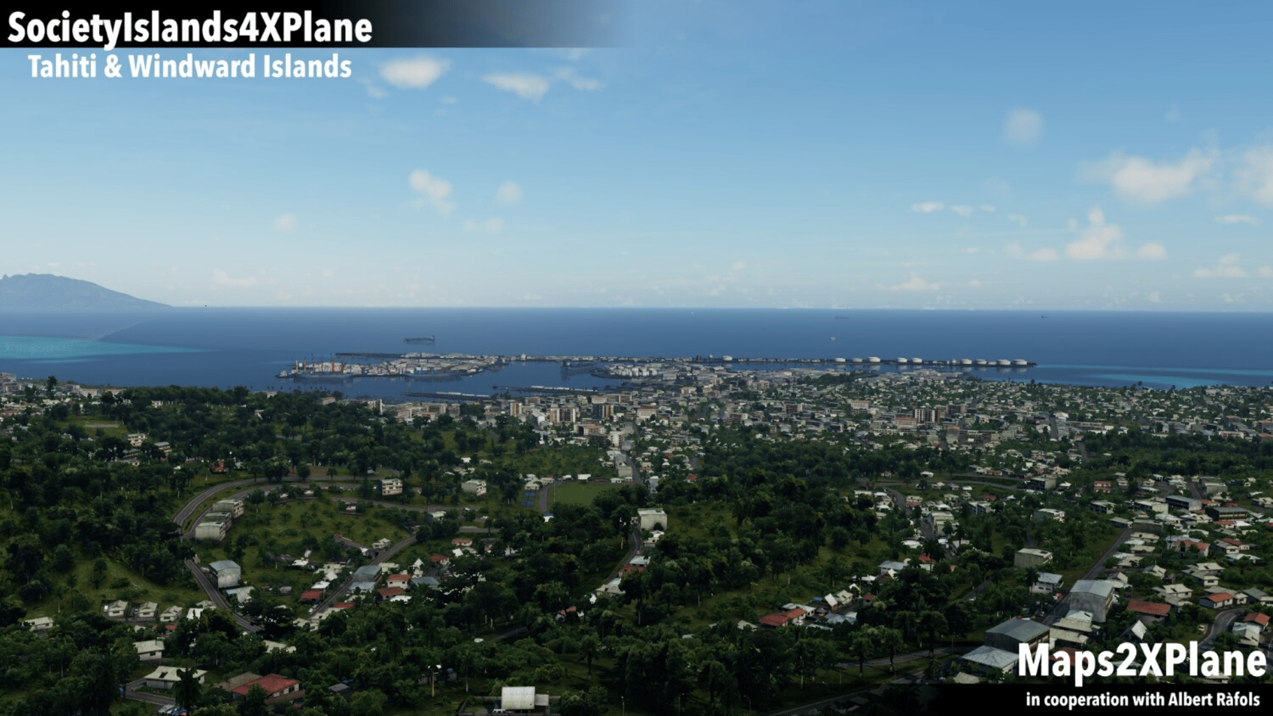 X-Plane 12: Aerosoft - Society Islands XP: Tahiti & Windward Islands screenshot