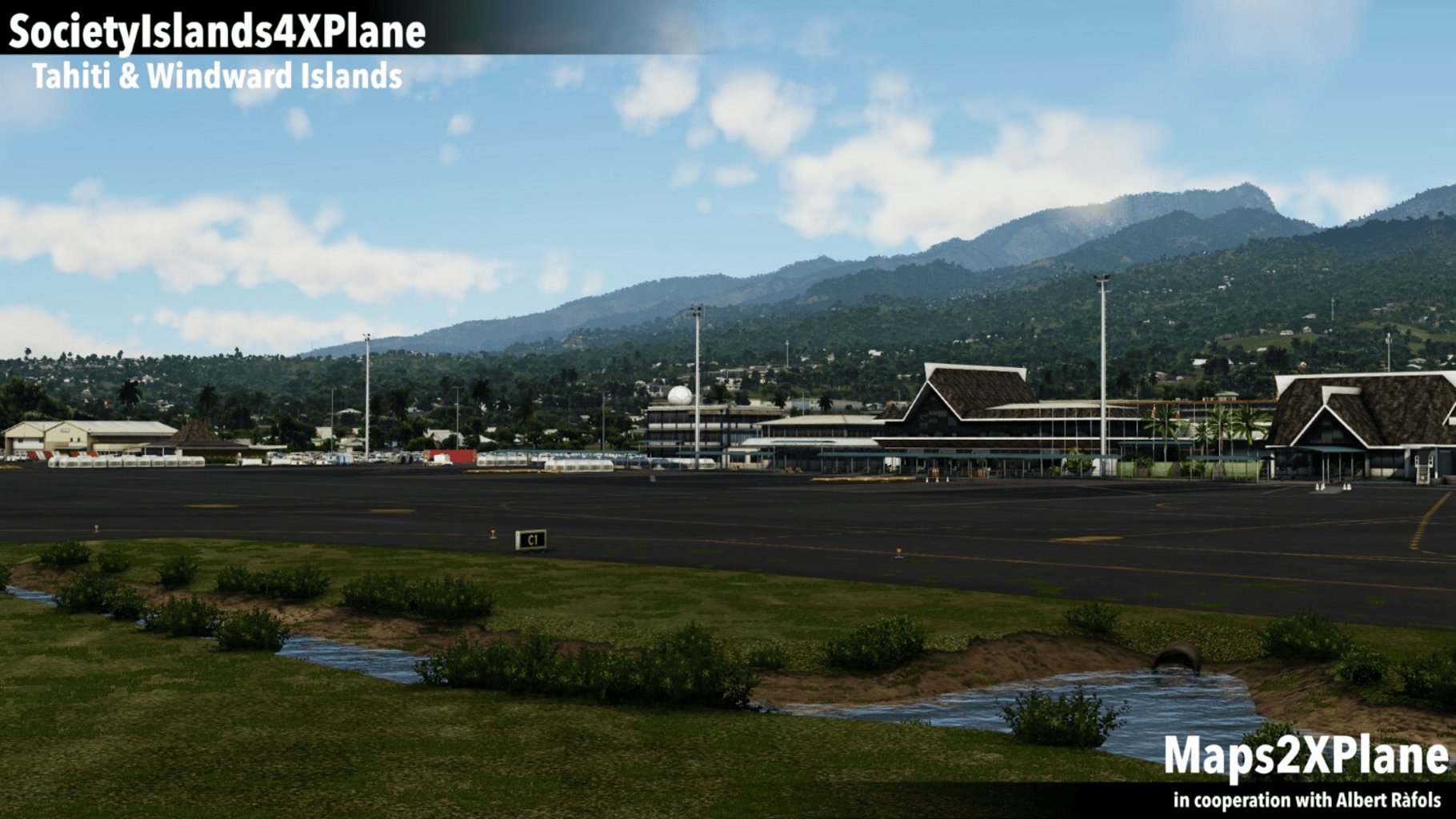 X-Plane 12: Aerosoft - Society Islands XP: Tahiti & Windward Islands screenshot