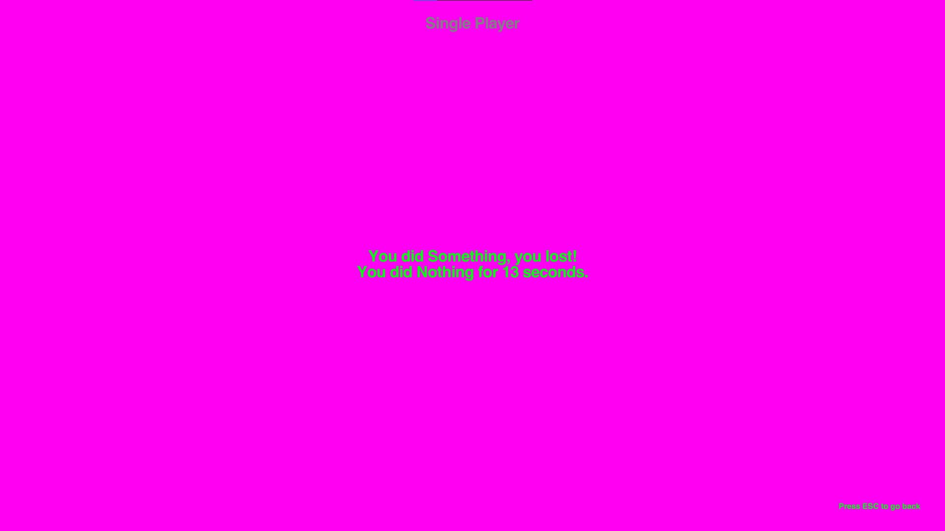 Nothing Together: Multicolor Eye Pain Theme