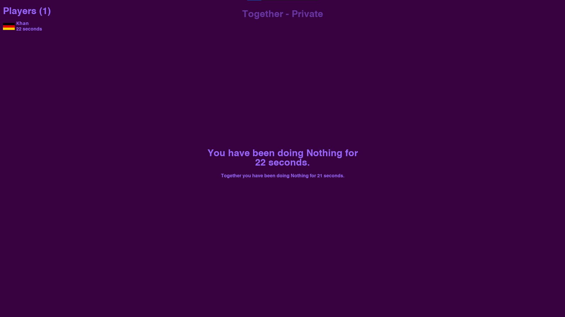 Nothing Together: Deep Purple Theme