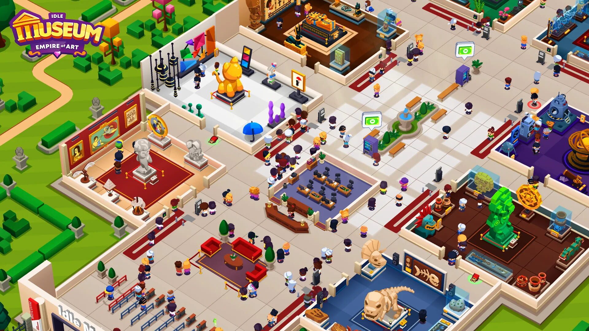 Idle Museum Tycoon: Art Empire - Screenshot