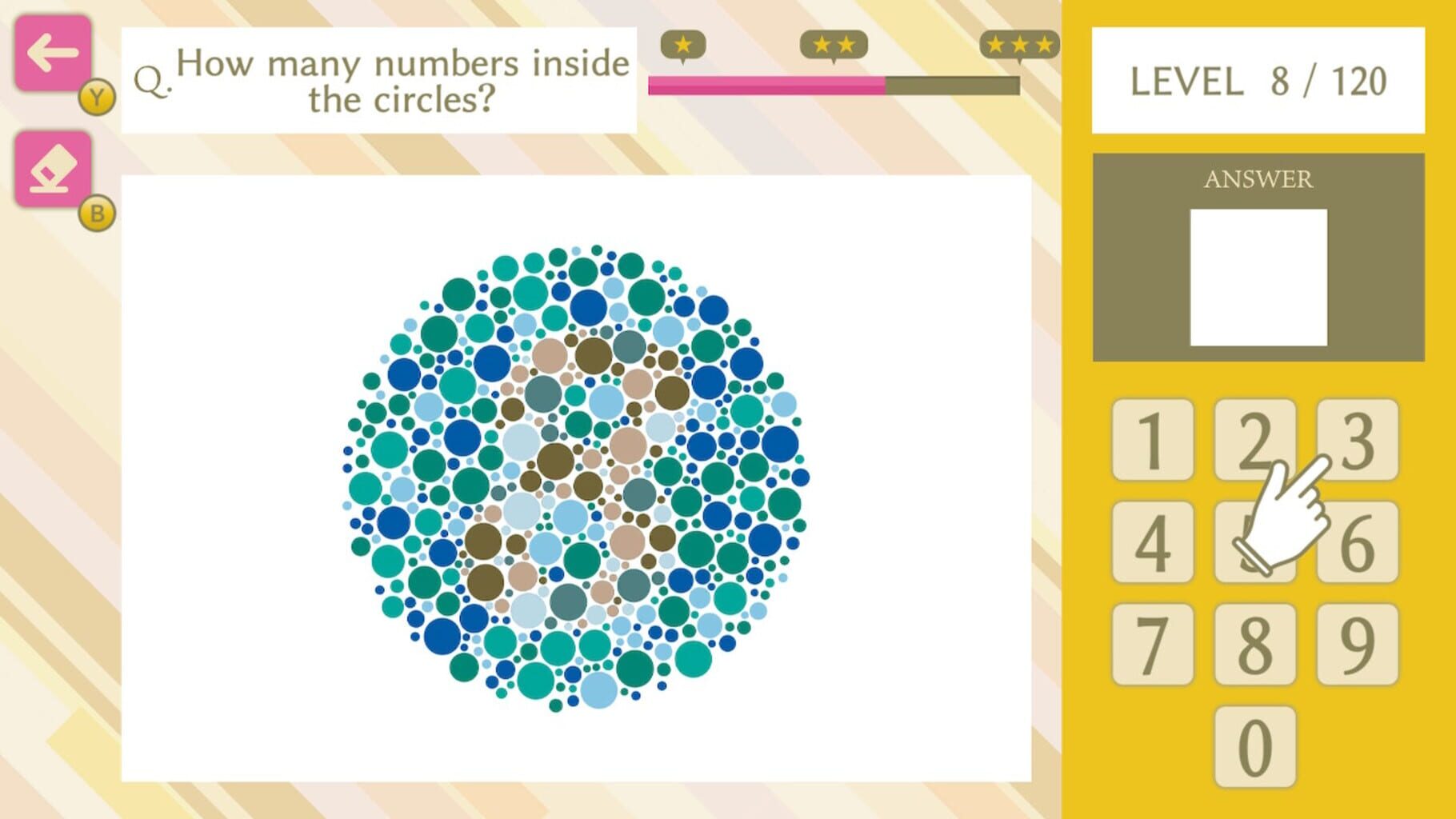 Simple Number-Based Color Sense IQ Test screenshot