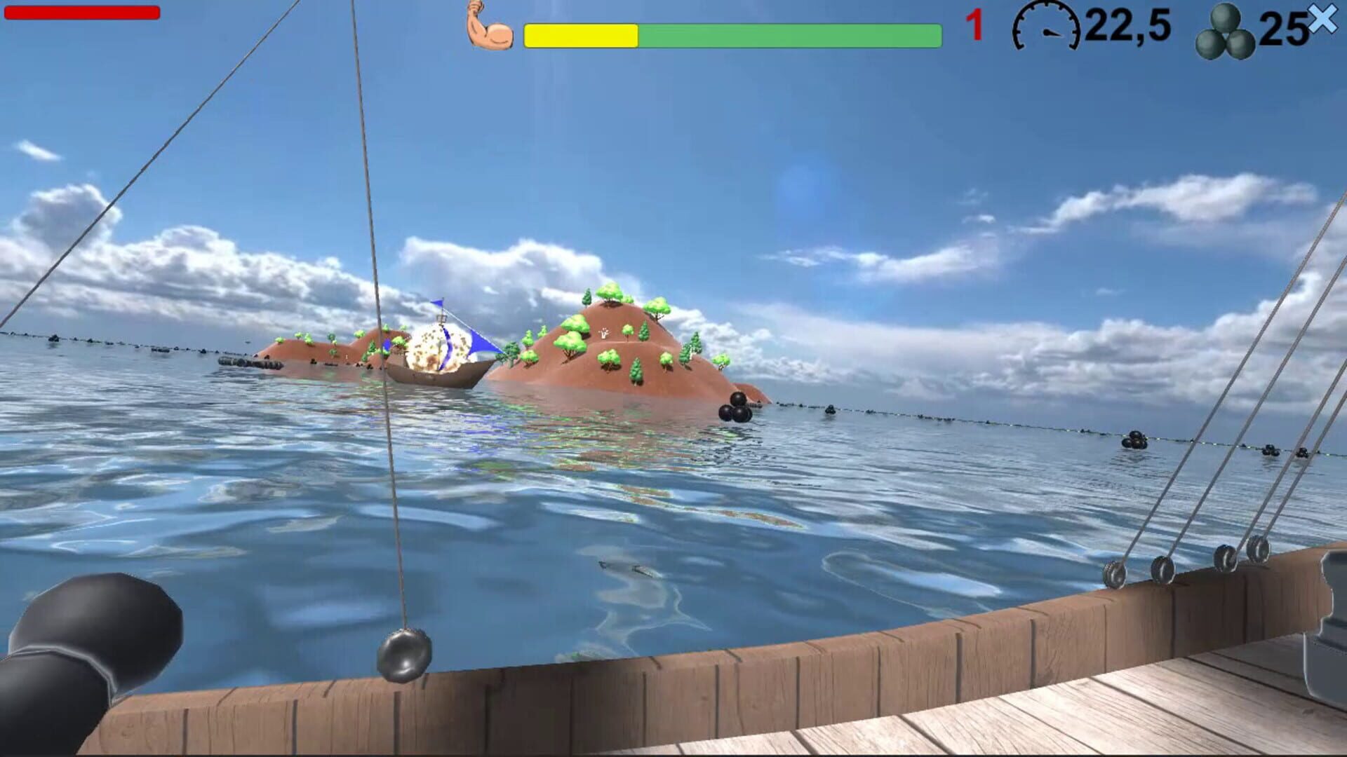 Pirates. Naval battle - Screenshot