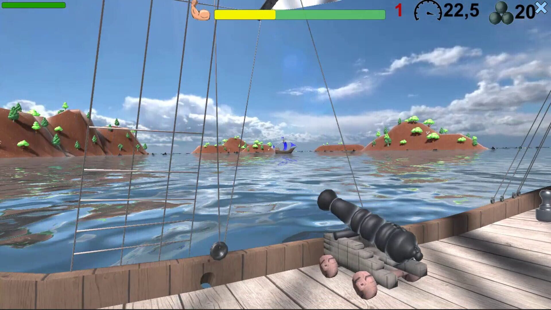 Pirates. Naval battle - Screenshot