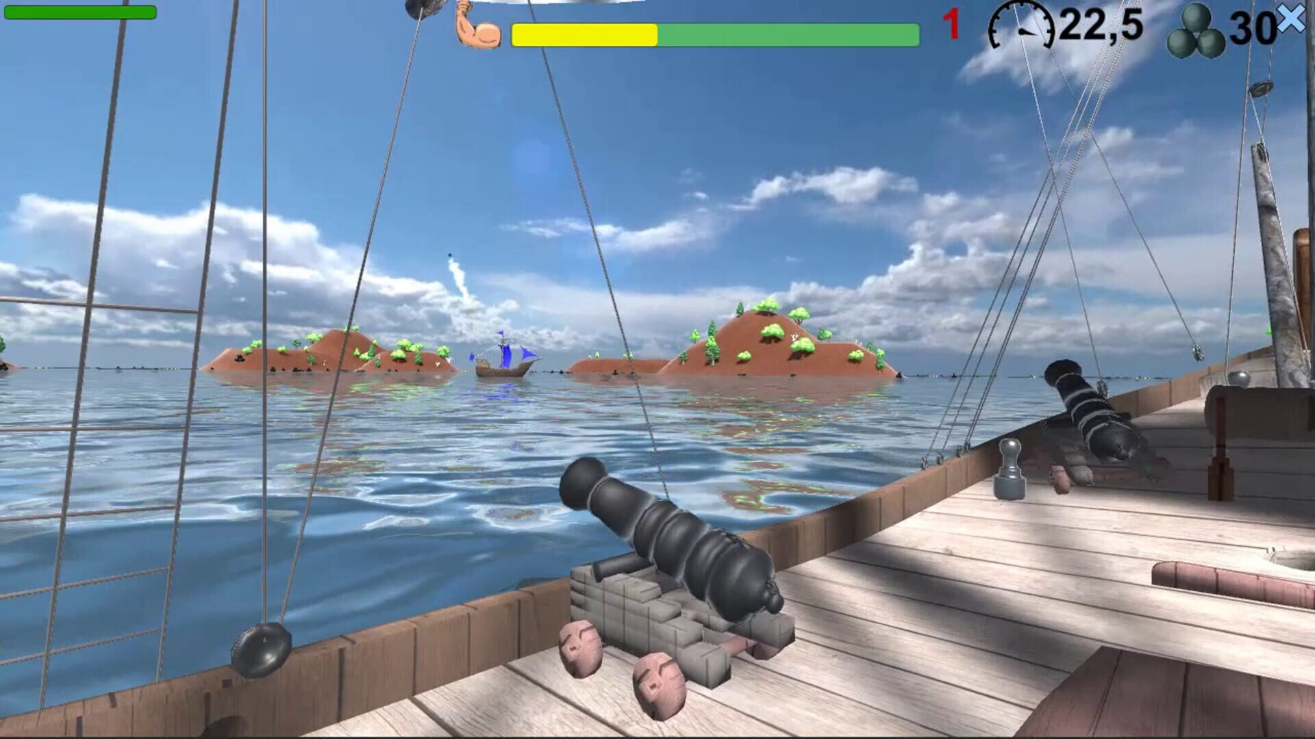 Pirates. Naval battle - Screenshot