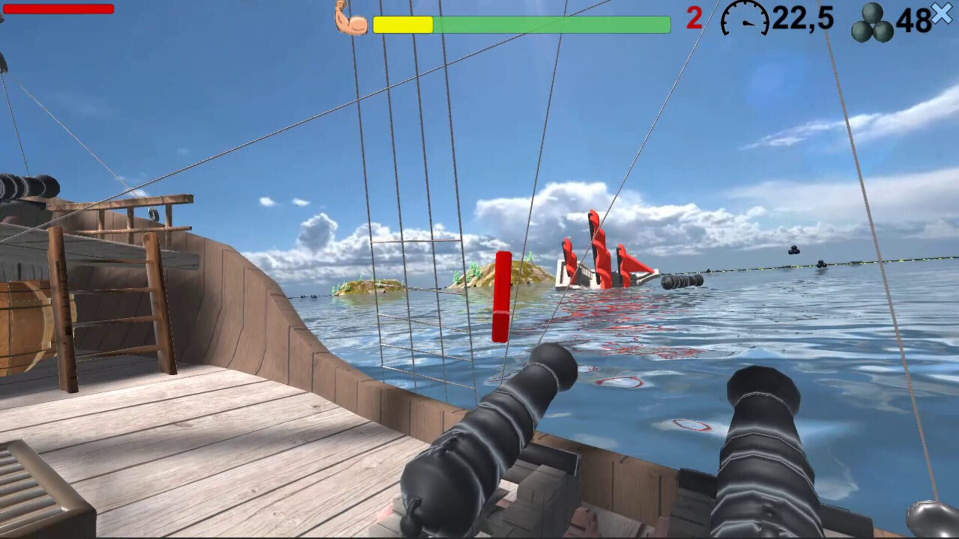 Pirates. Naval battle - Screenshot