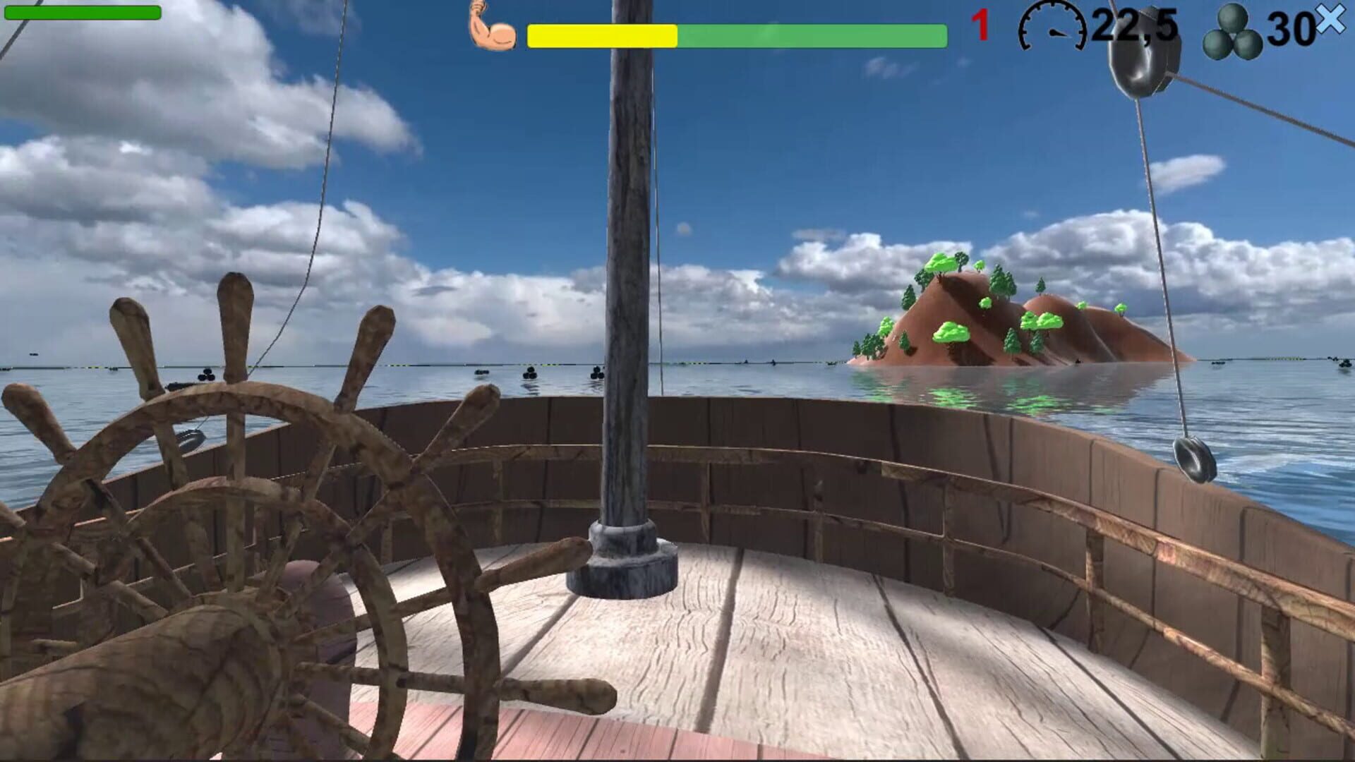 Pirates. Naval battle - Screenshot