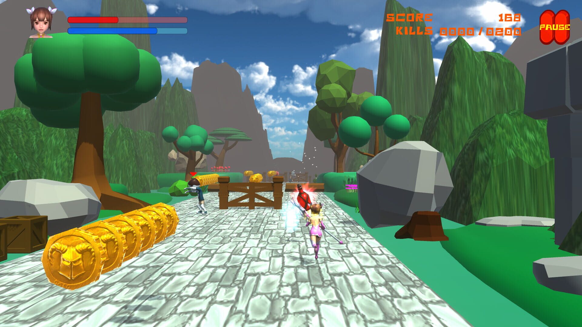 Marmargee Fighter Girl vs. Zombies & Monsters! - Screenshot