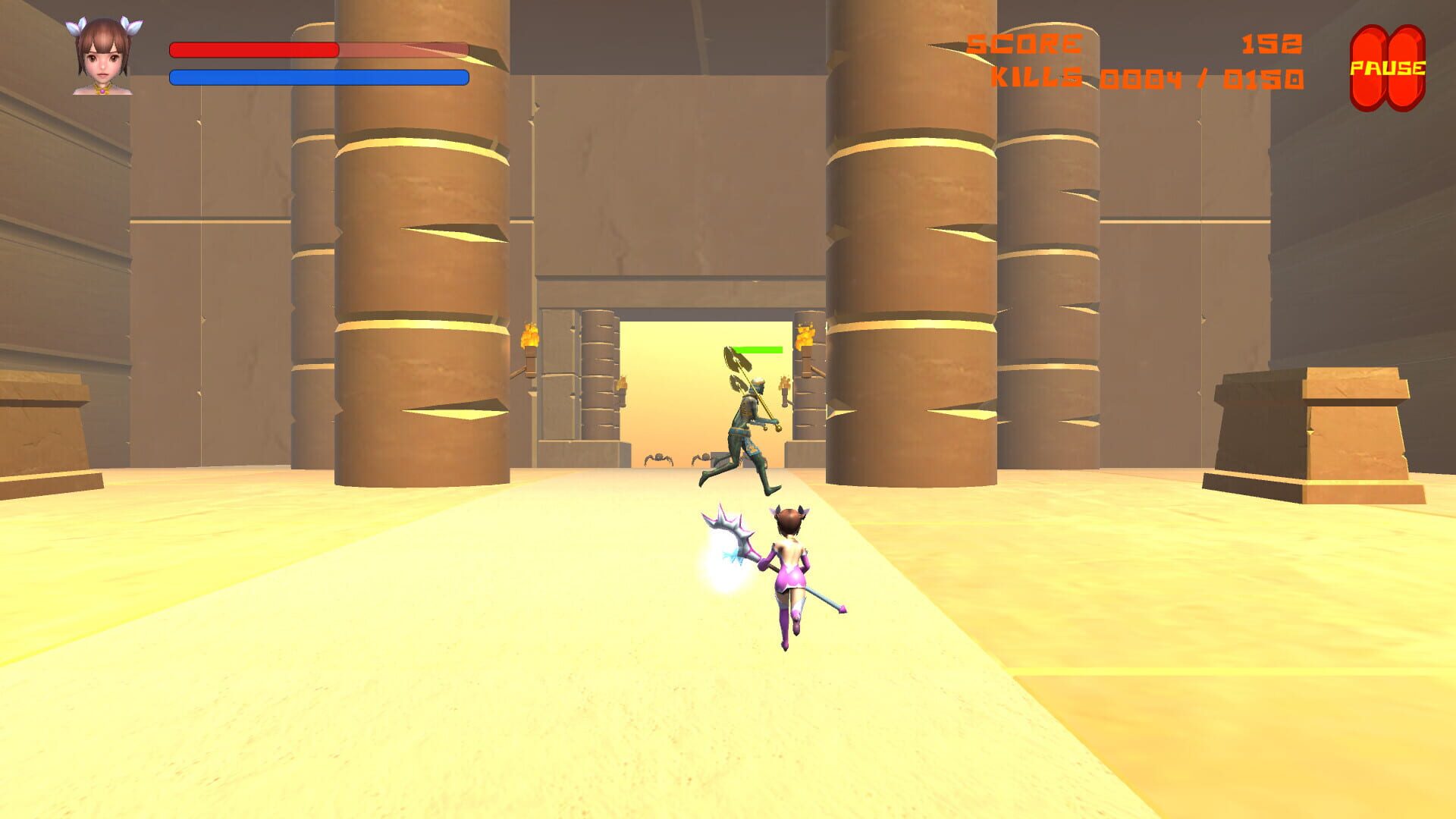 Marmargee Fighter Girl vs. Zombies & Monsters! - Screenshot