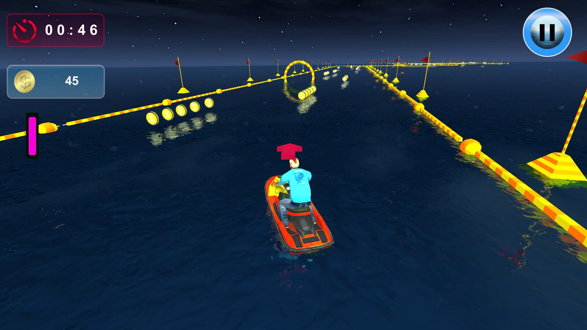 Jet Skiing Race - Screenshot