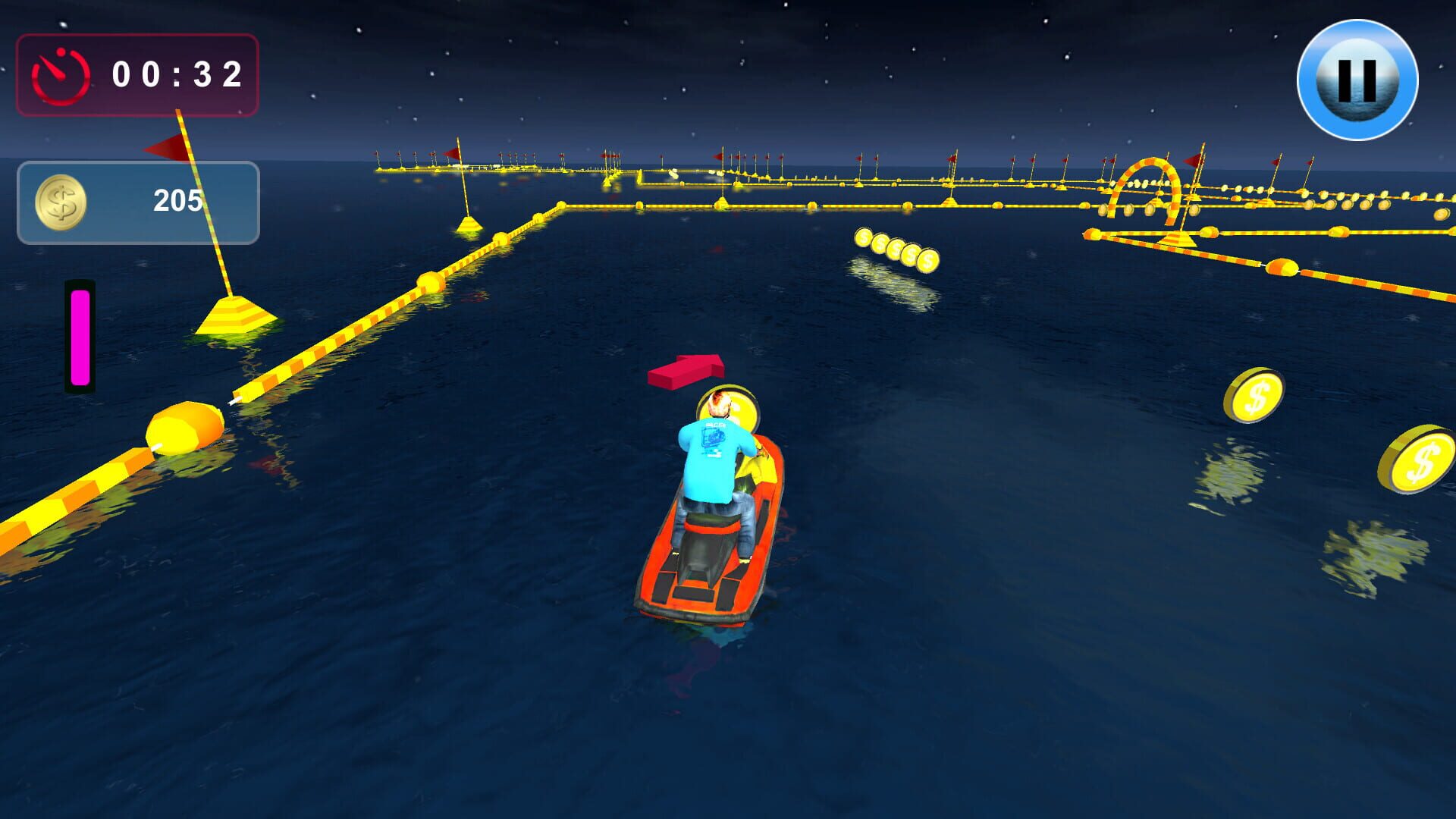 Jet Skiing Race - Screenshot