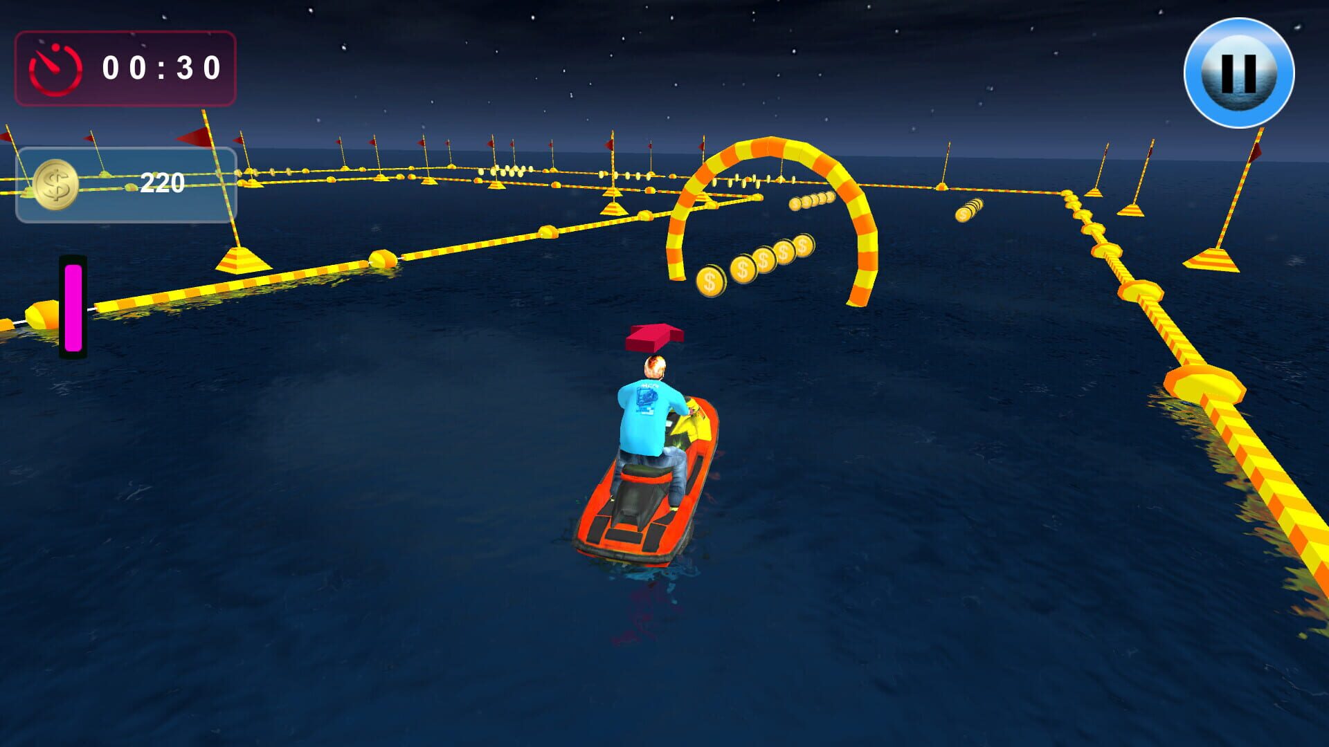 Jet Skiing Race - Screenshot