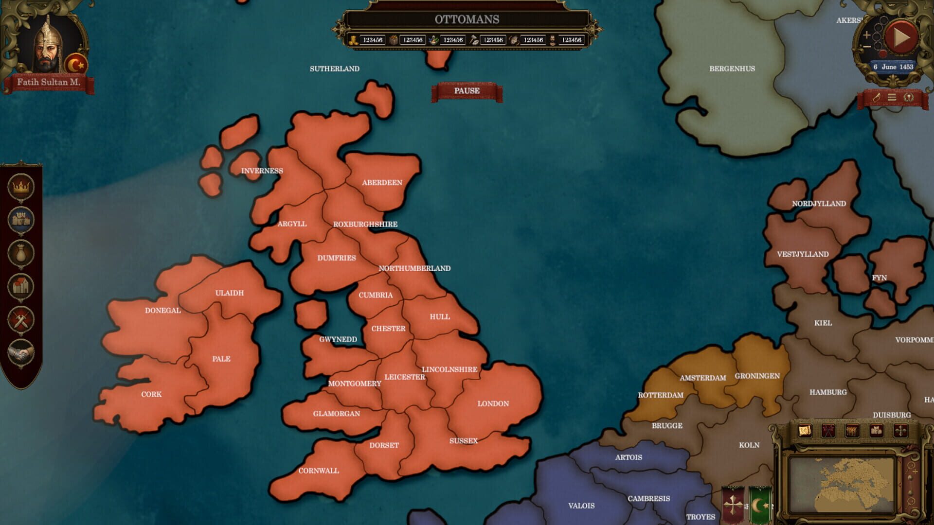 European Card Wars - Screenshot