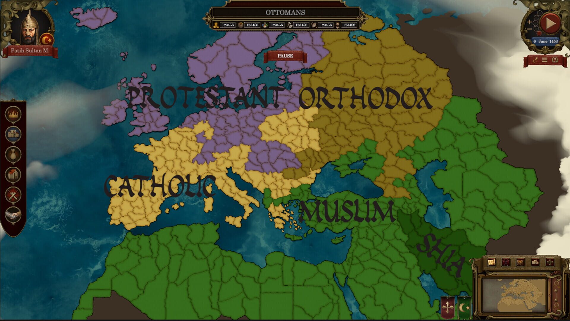 European Card Wars - Screenshot