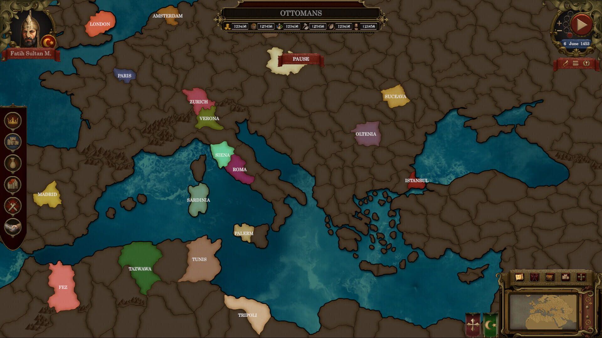 European Card Wars - Screenshot