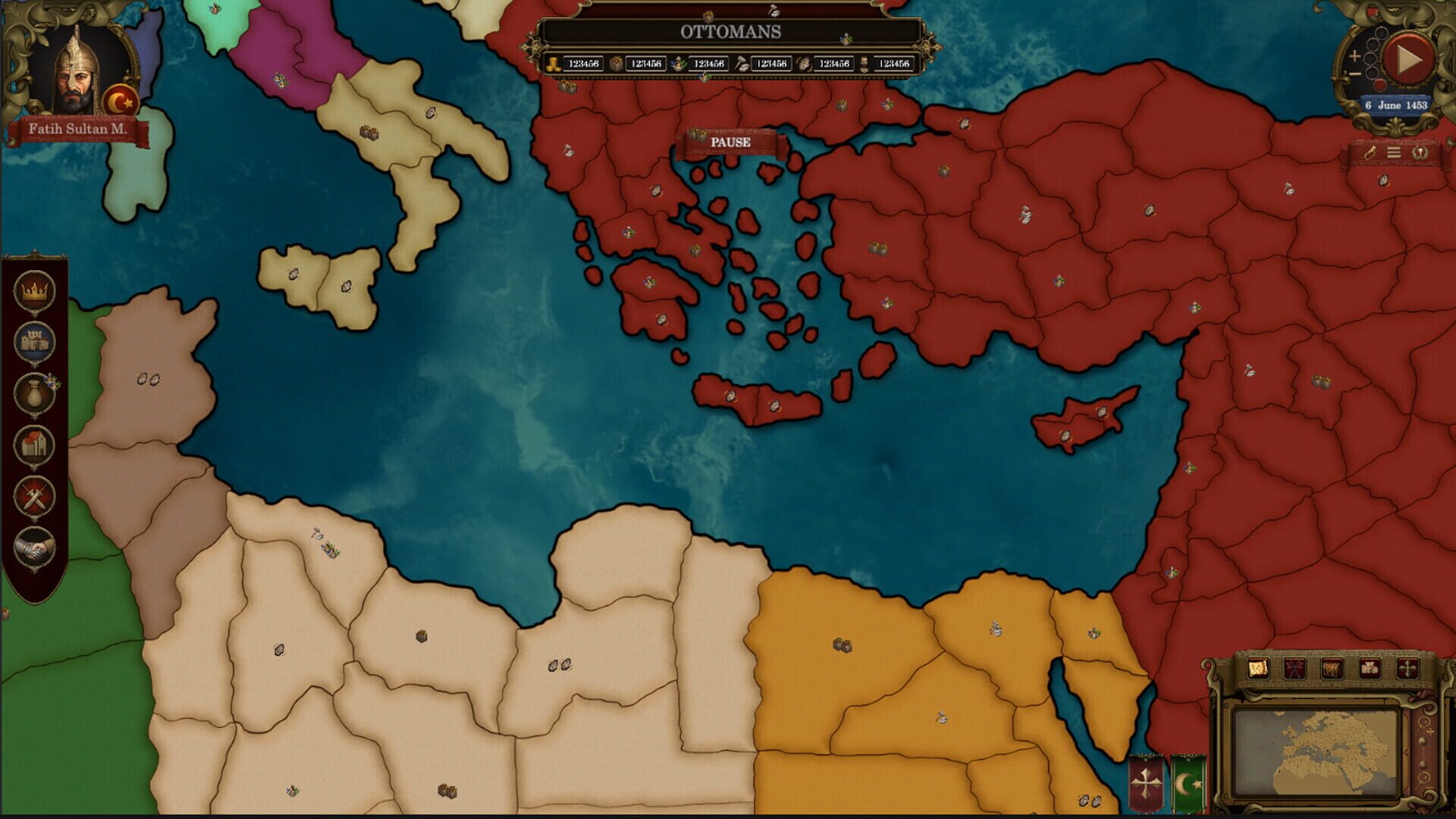 European Card Wars - Screenshot
