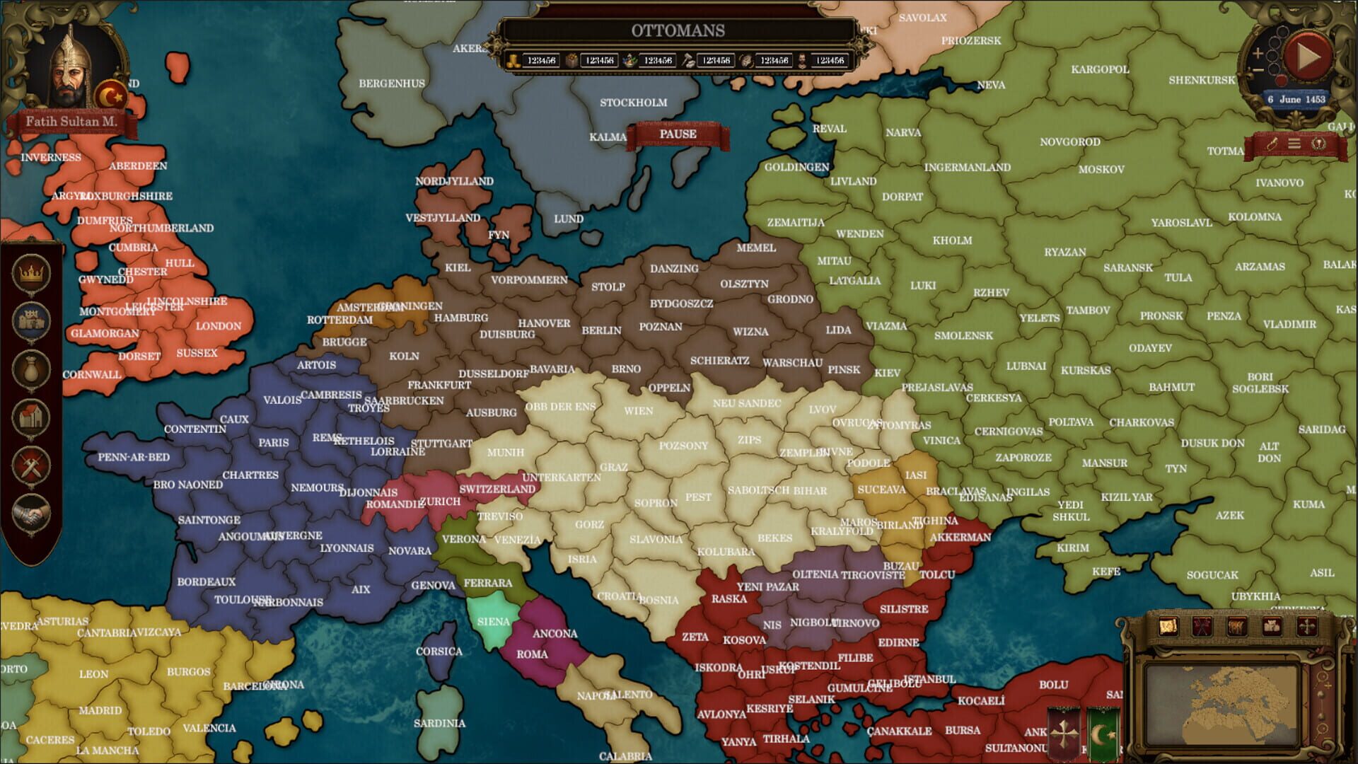European Card Wars - Screenshot