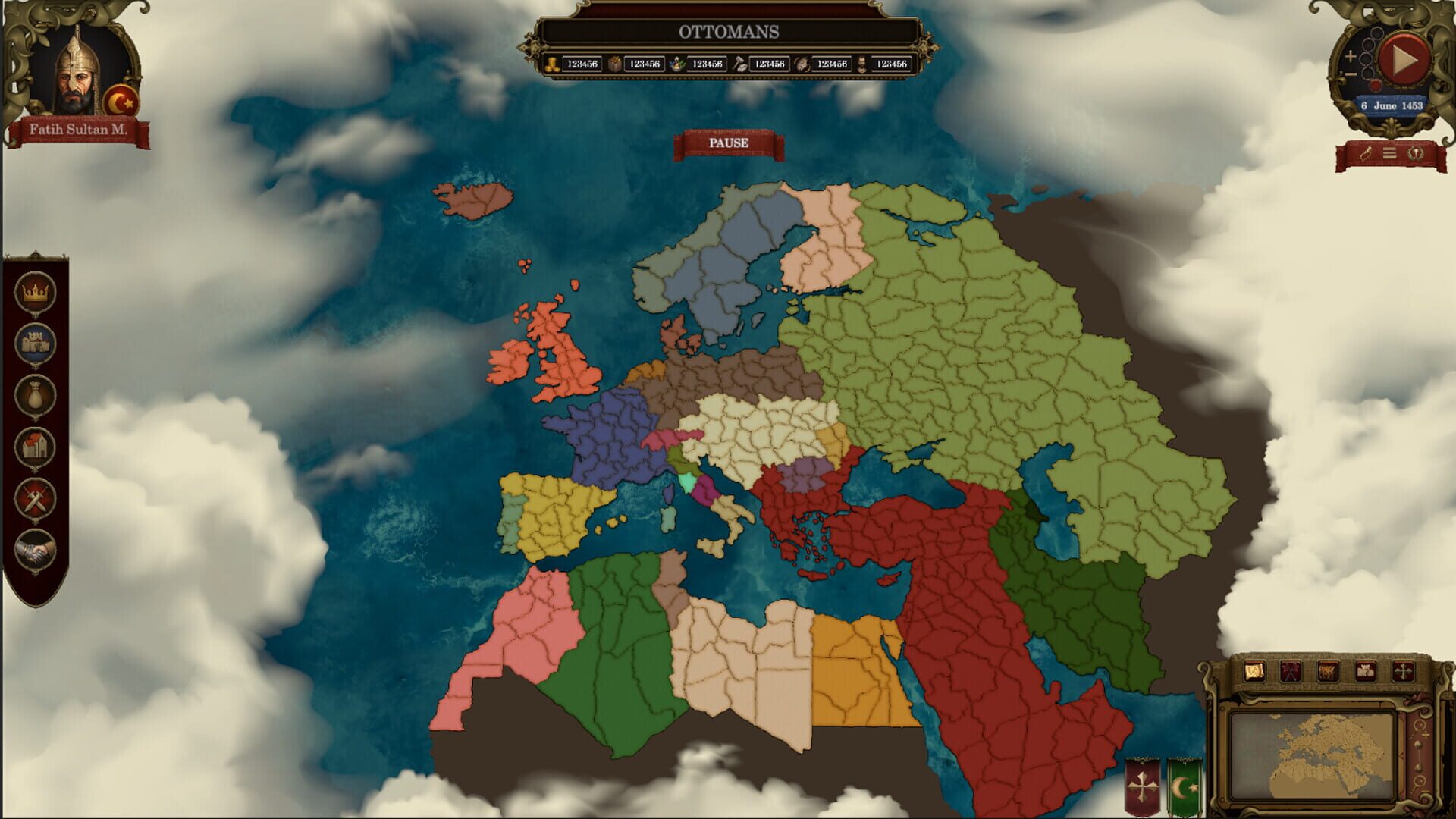 European Card Wars - Screenshot