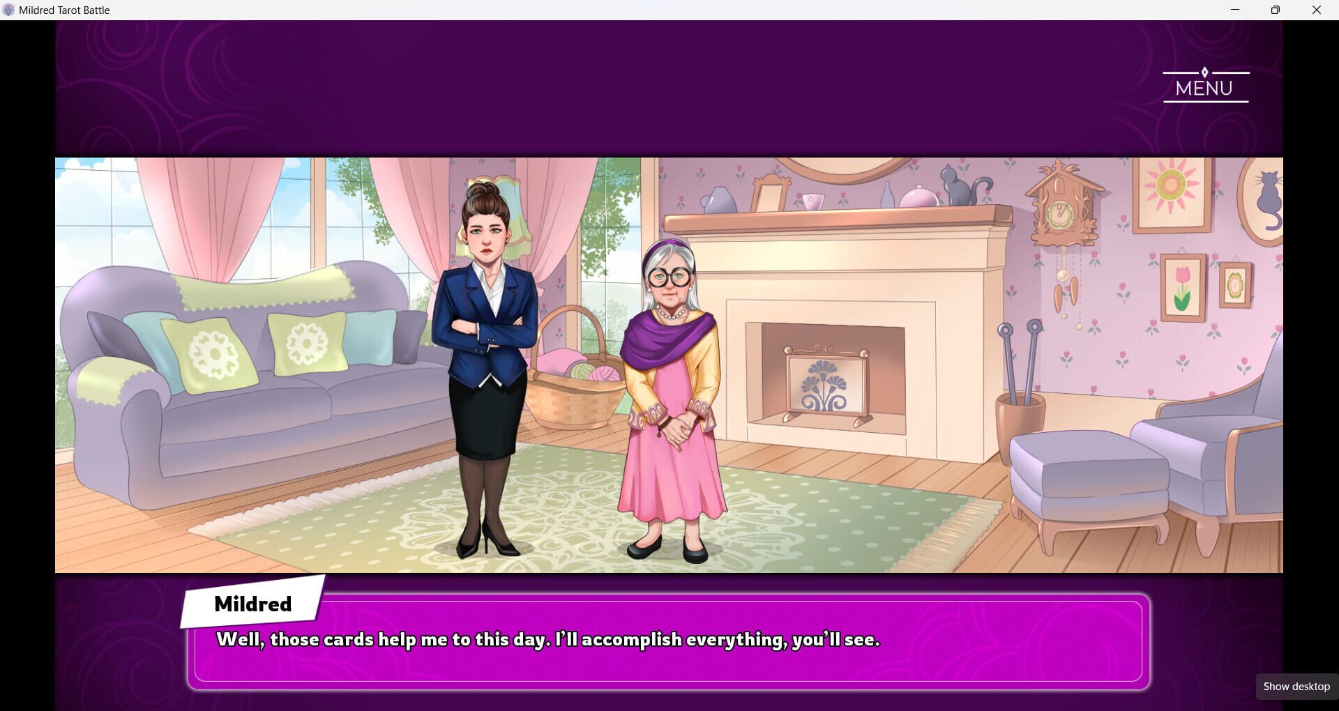Mildred's Tarot Battle - Screenshot